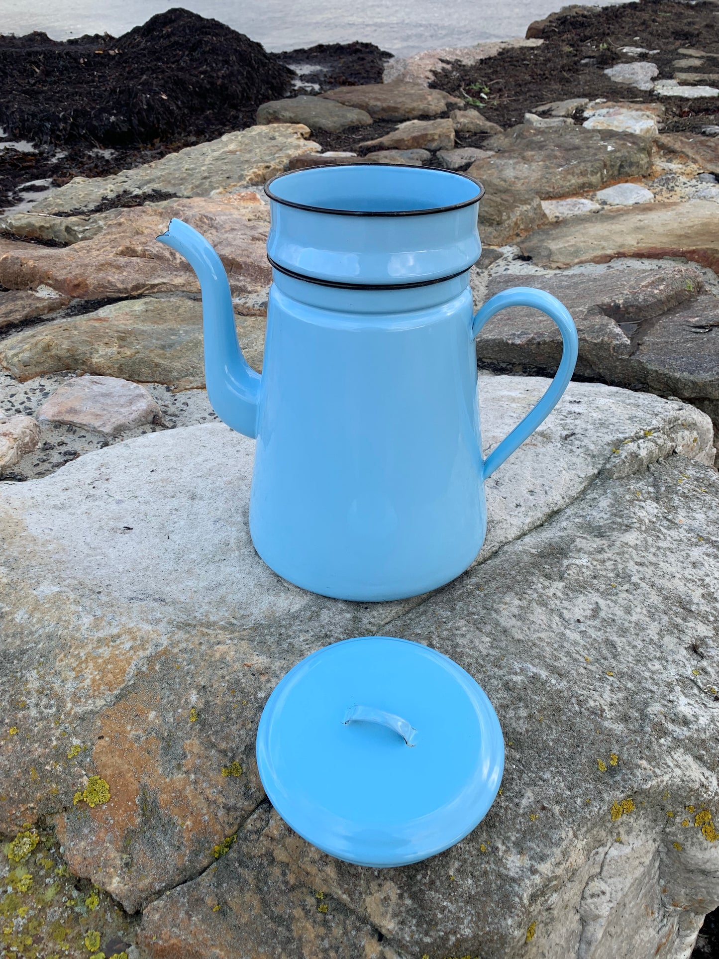 Stor Glud og Marstrand emaljekande (Sjælden udgave)