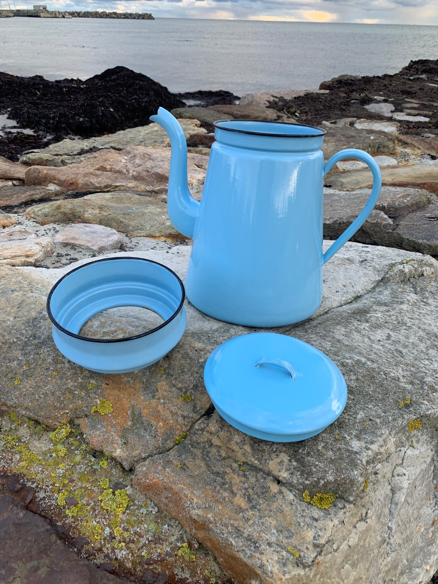 Stor Glud og Marstrand emaljekande (Sjælden udgave)