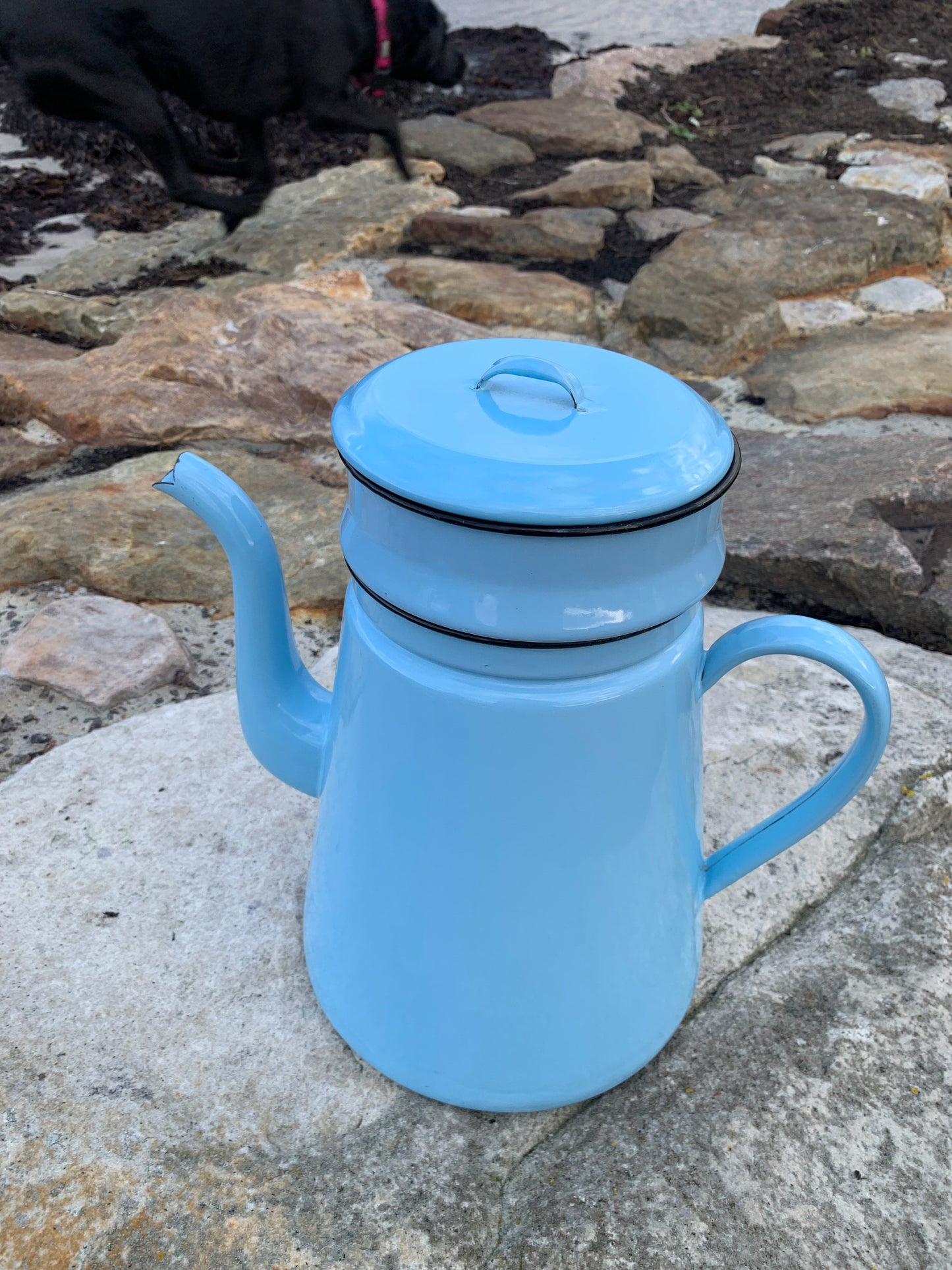 Stor Glud og Marstrand emaljekande (Sjælden udgave)