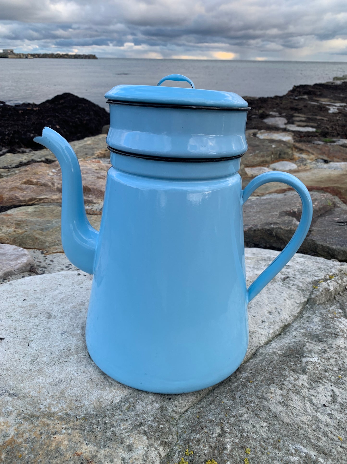 Stor Glud og Marstrand emaljekande (Sjælden udgave)