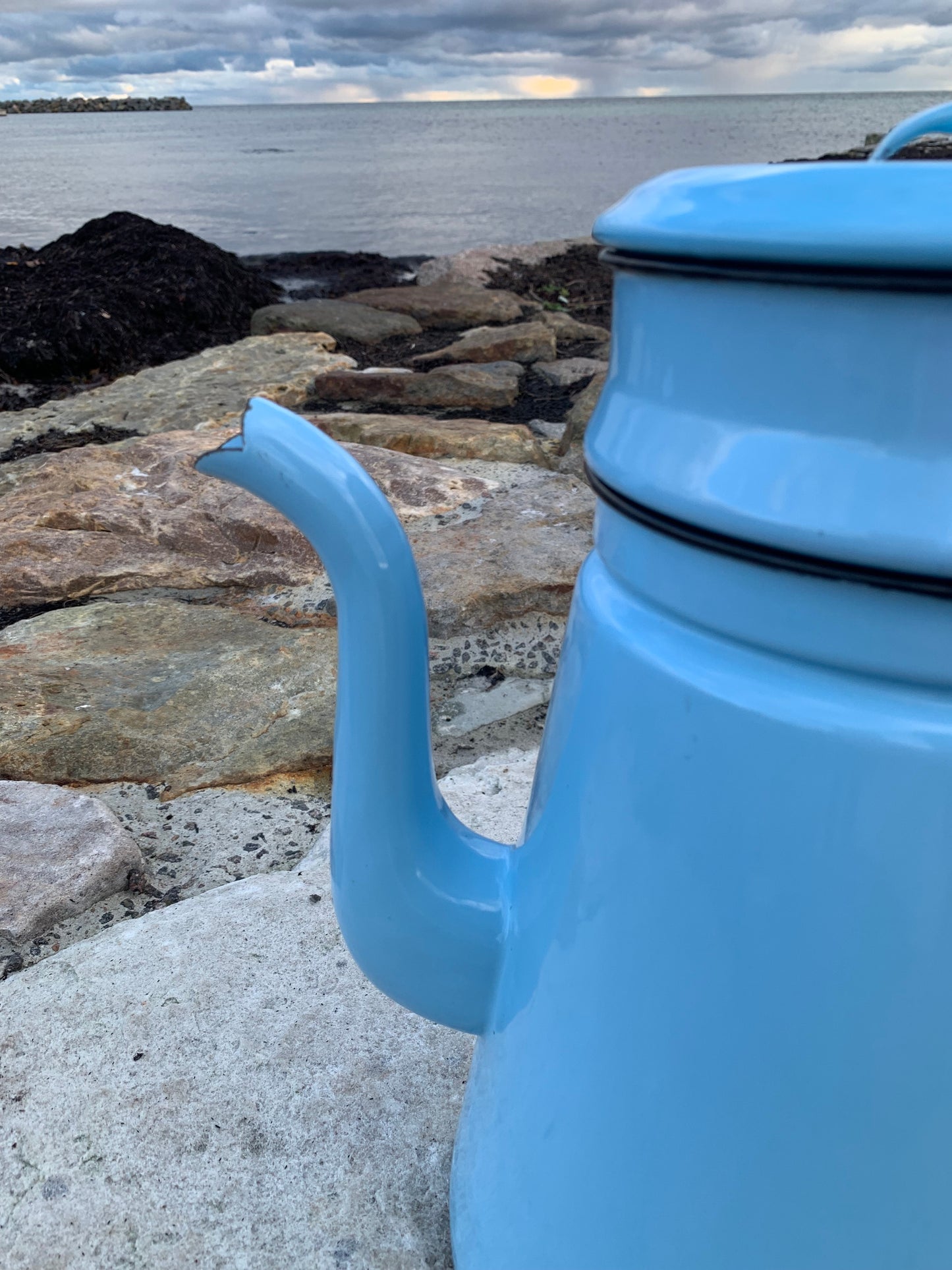 Stor Glud og Marstrand emaljekande (Sjælden udgave)