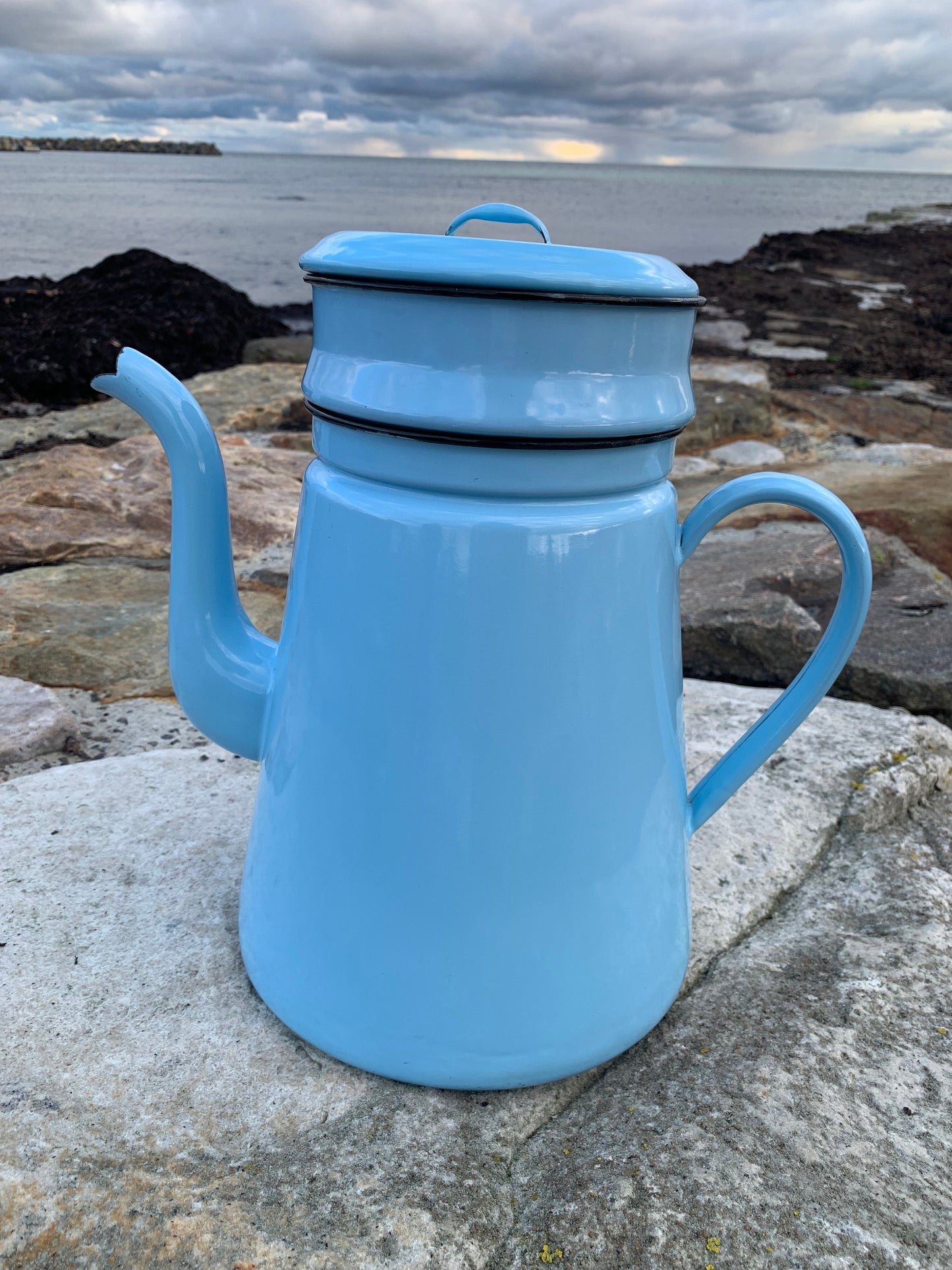 Stor Glud og Marstrand emaljekande (Sjælden udgave)