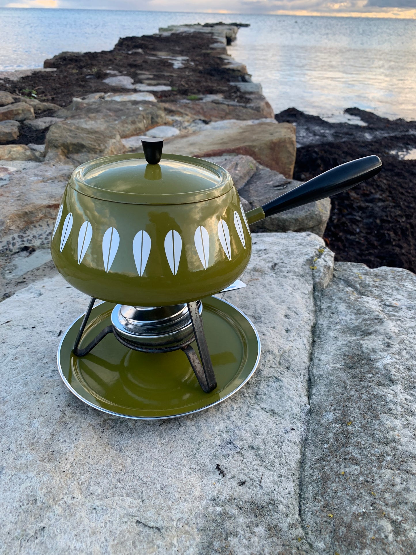 Cathrineholm Lotus emalje fonduesæt