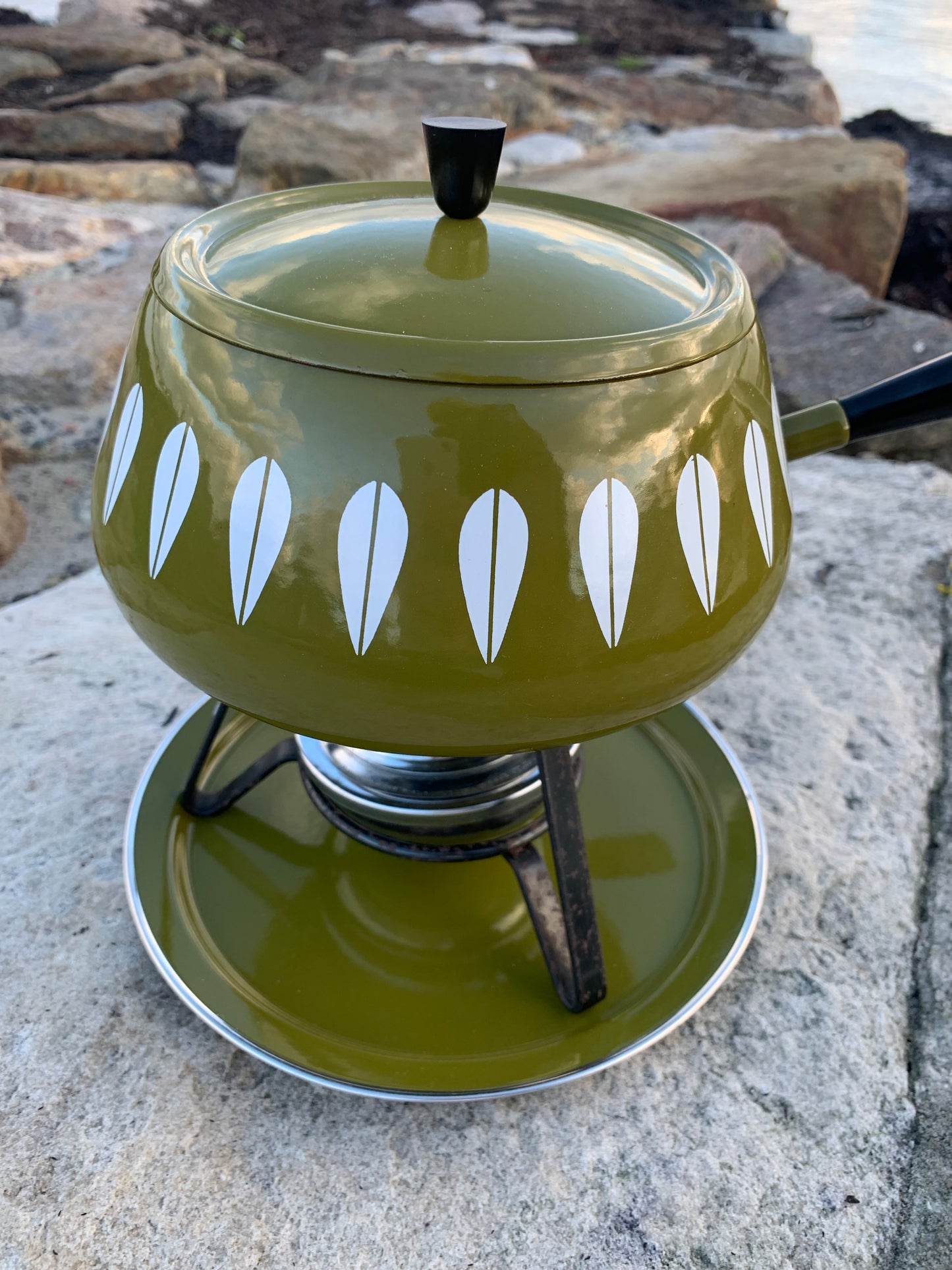 Cathrineholm Lotus emalje fonduesæt