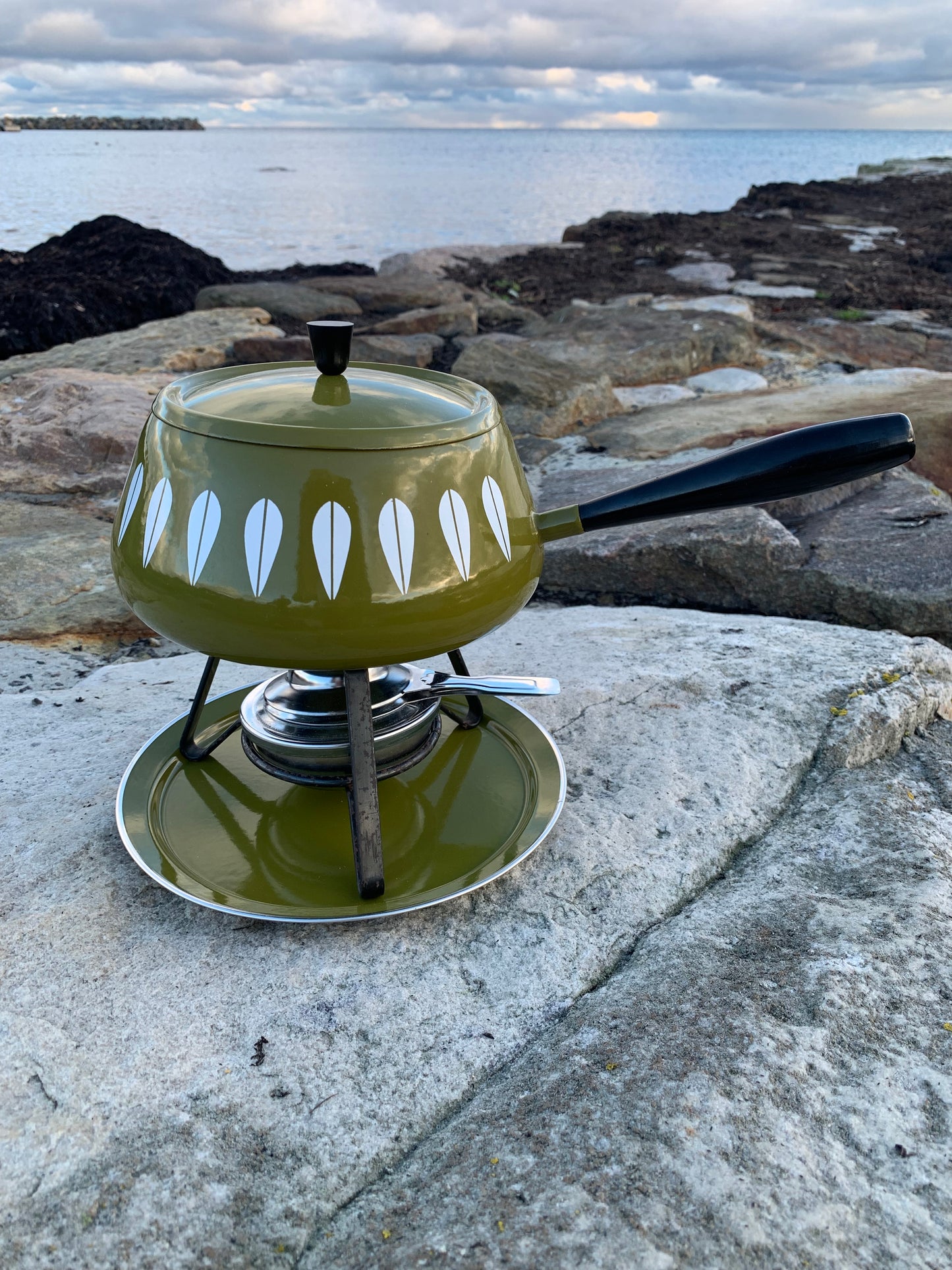 Cathrineholm Lotus emalje fonduesæt