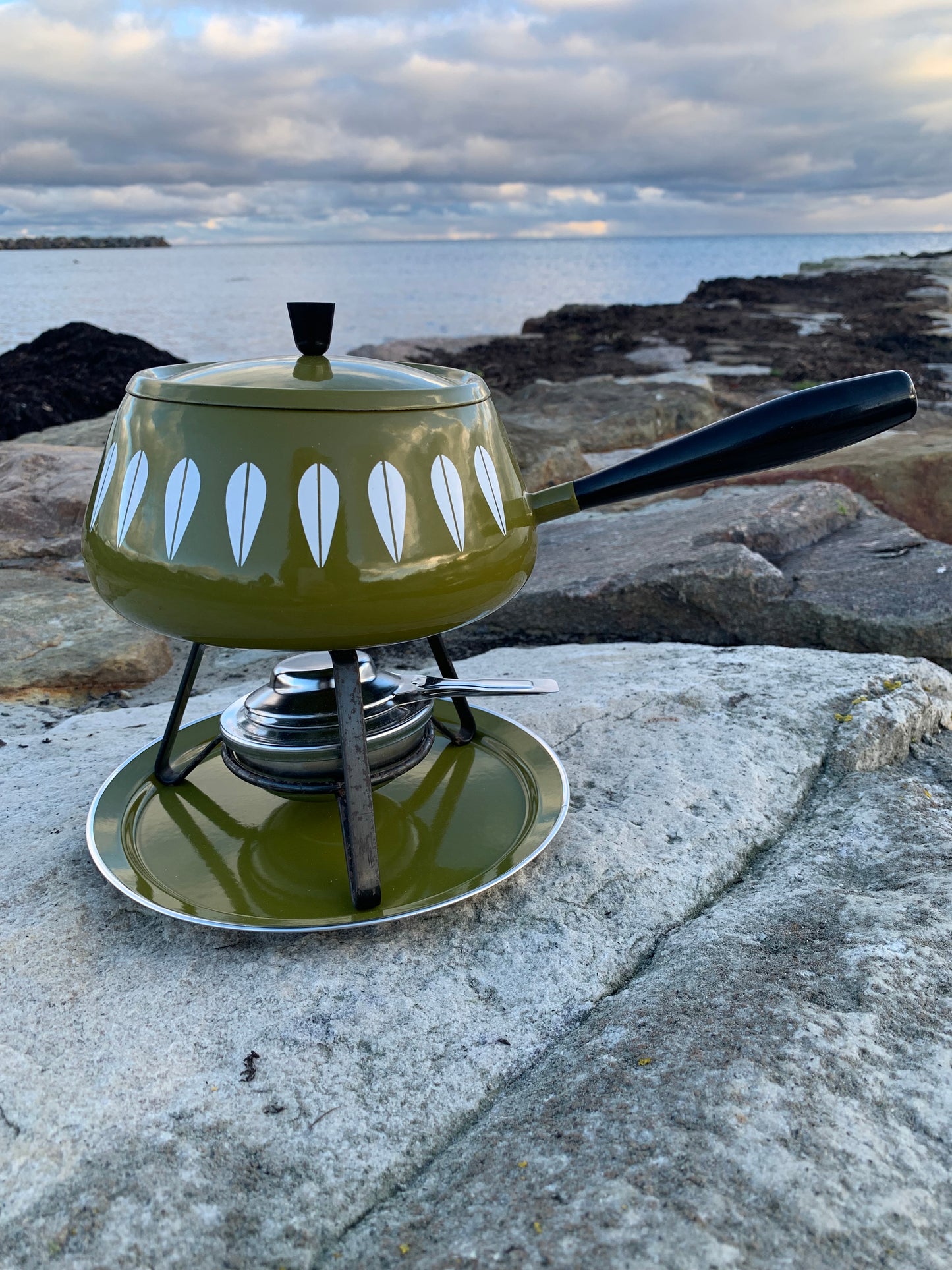 Cathrineholm Lotus emalje fonduesæt