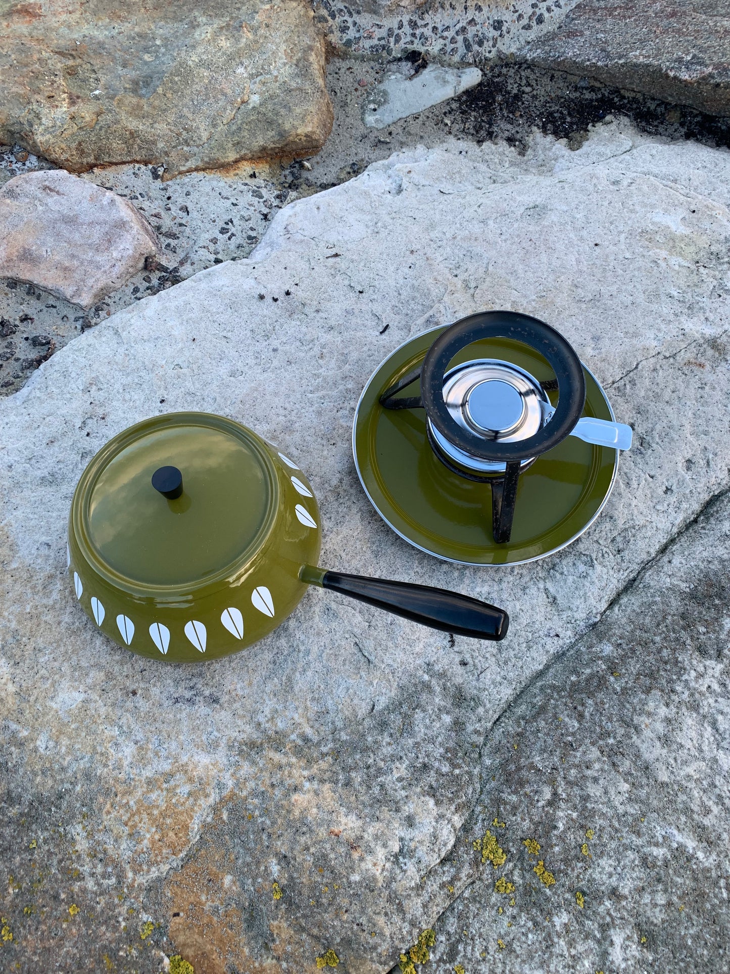 Cathrineholm Lotus emalje fonduesæt