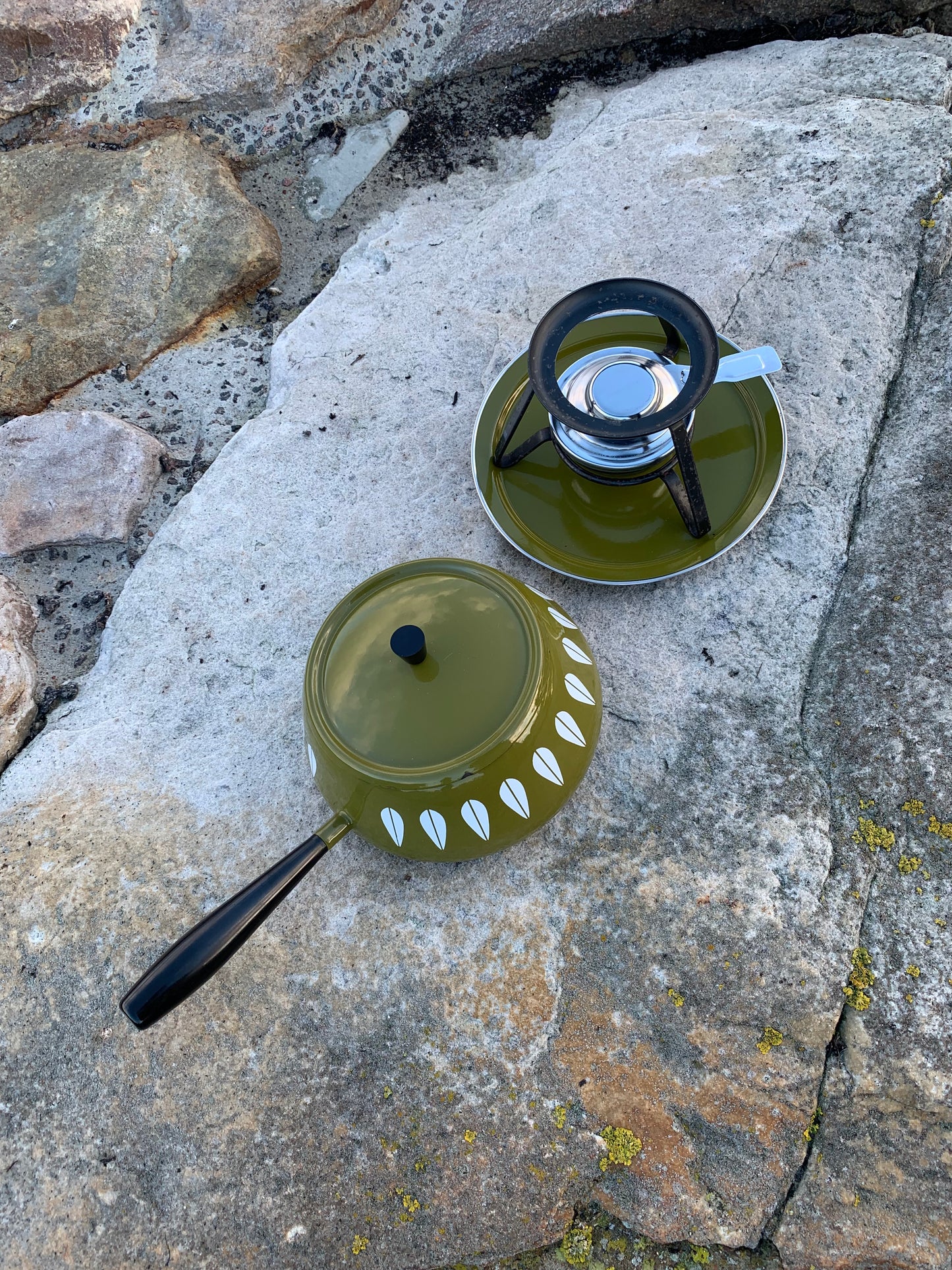 Cathrineholm Lotus emalje fonduesæt