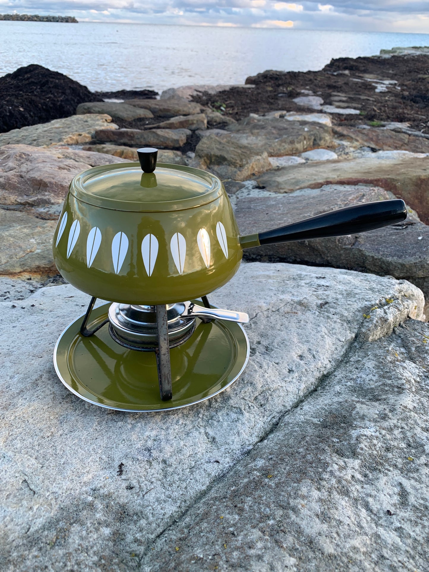 Cathrineholm Lotus emalje fonduesæt