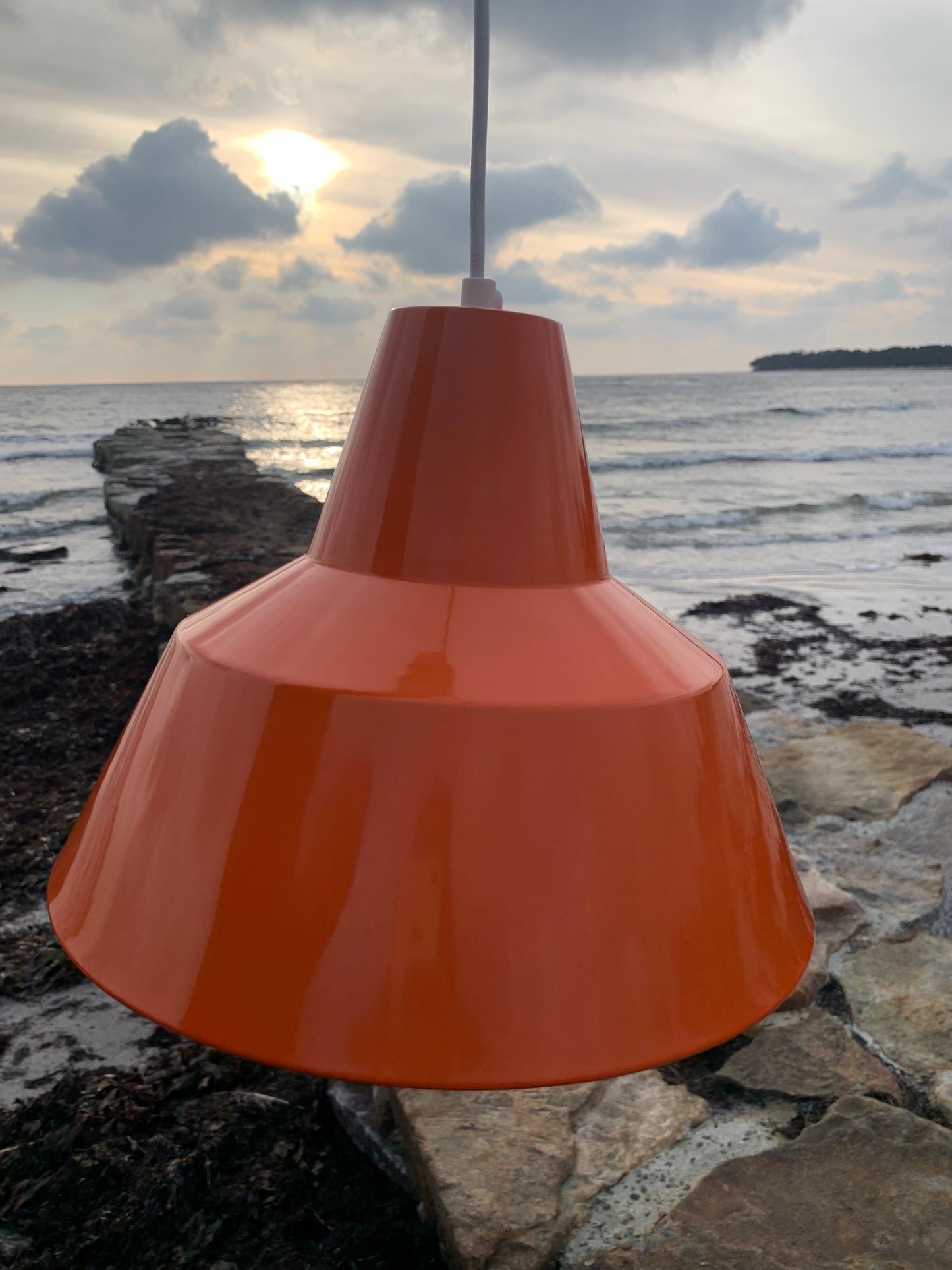 Værkstedslampe - Orange