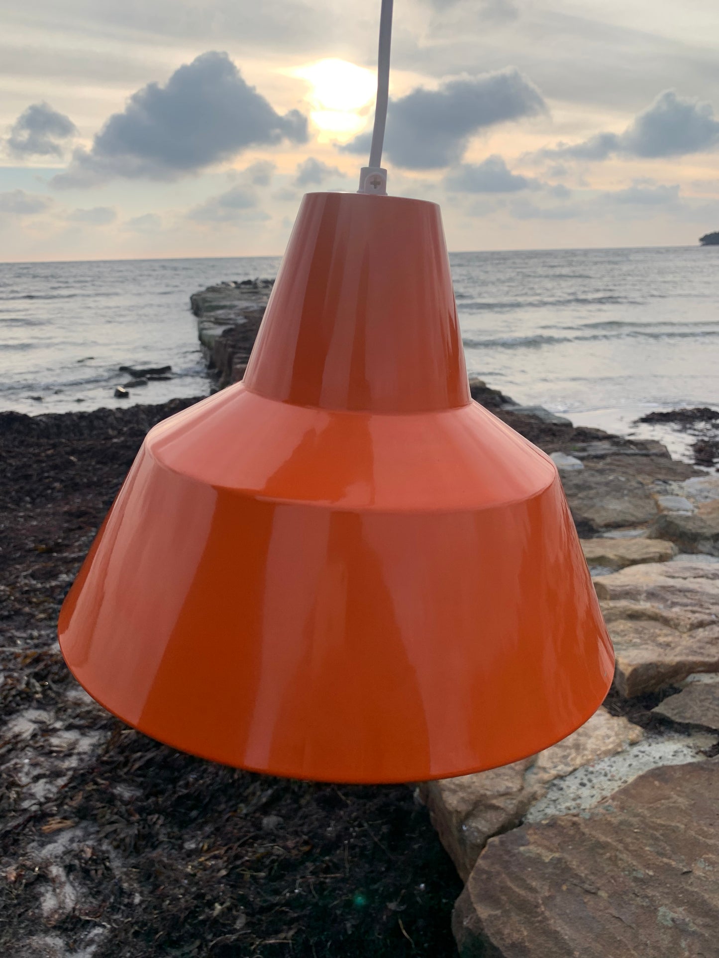 Værkstedslampe - Orange