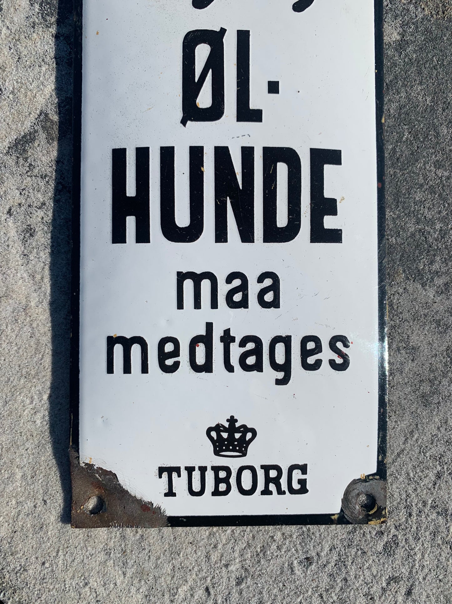 Tuborg emaljeskilt