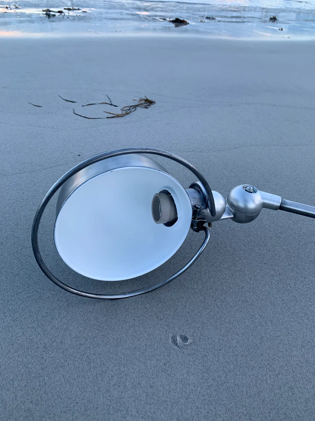 Jieldé bord/væg/loft lampe med lækkert bordbeslag
