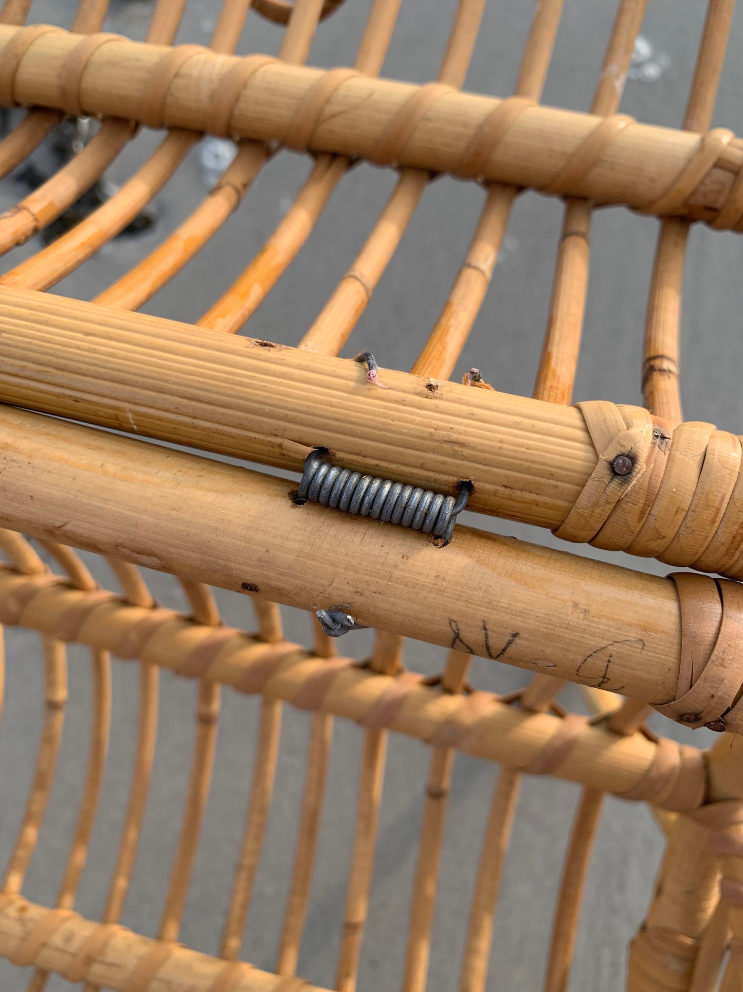 Bambus opbevaringsmøbel