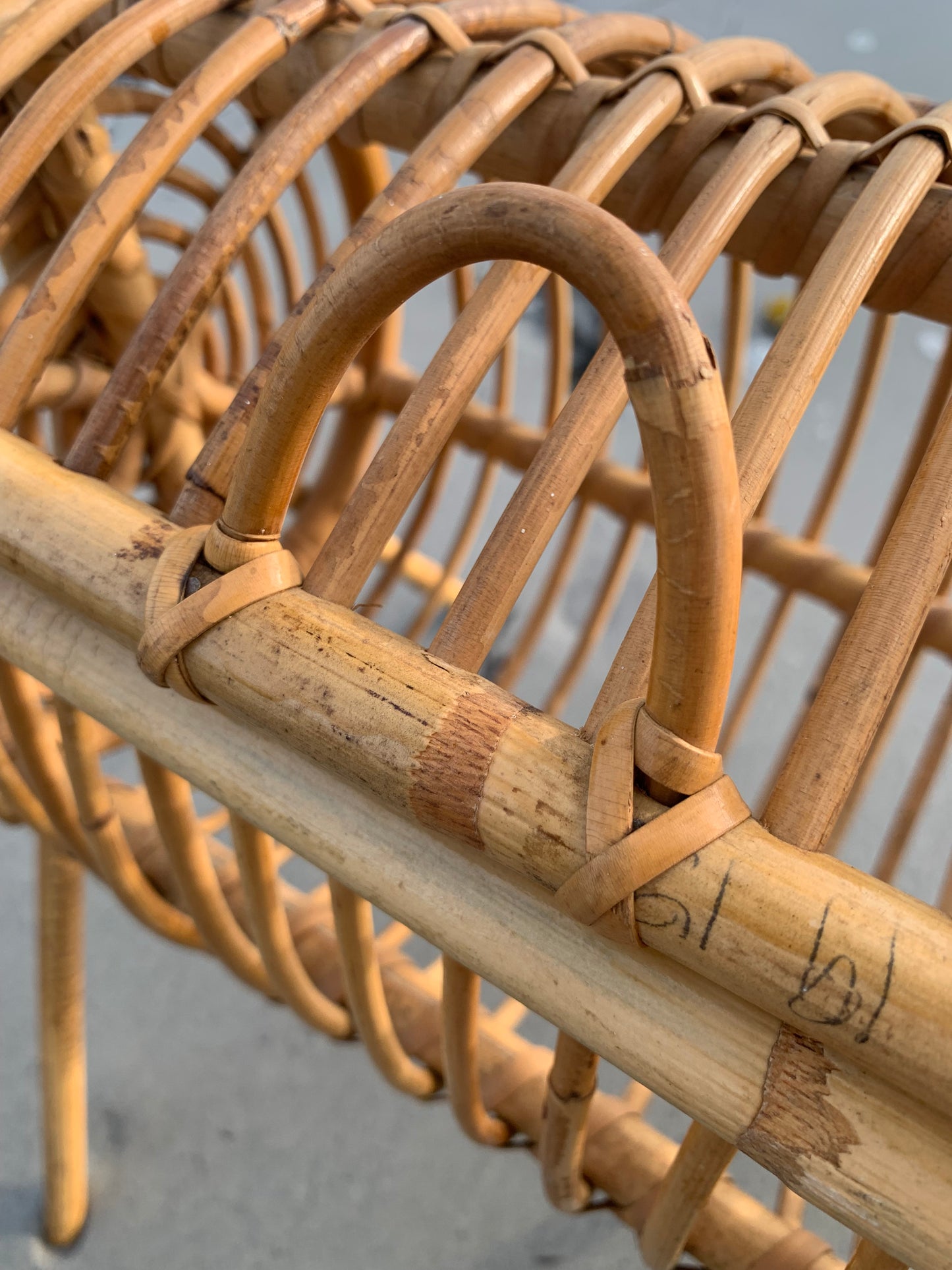 Bambus opbevaringsmøbel