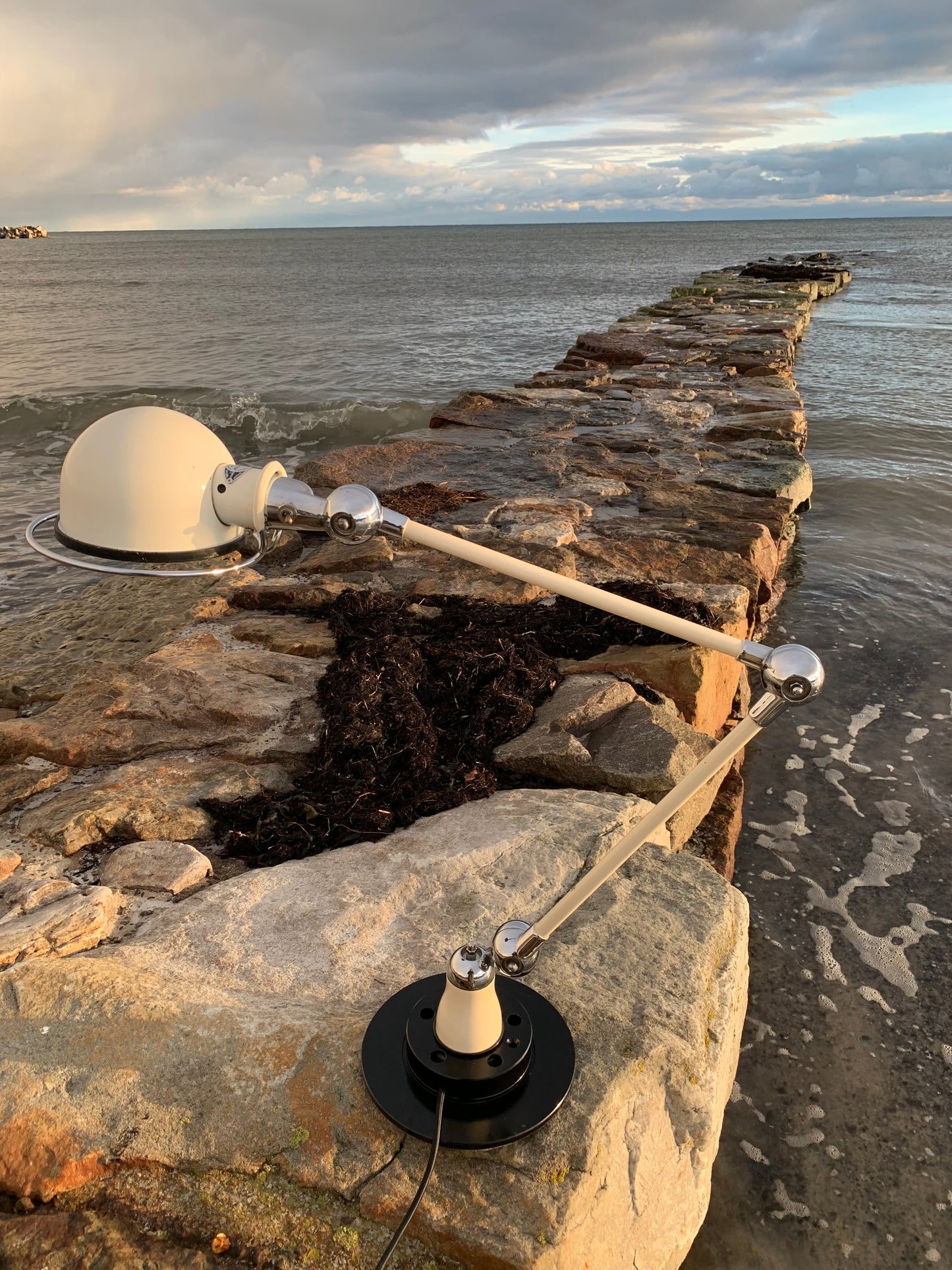 Jieldé bordlampe  (Sjælden udgave fra en systue i Sydfrankrig)