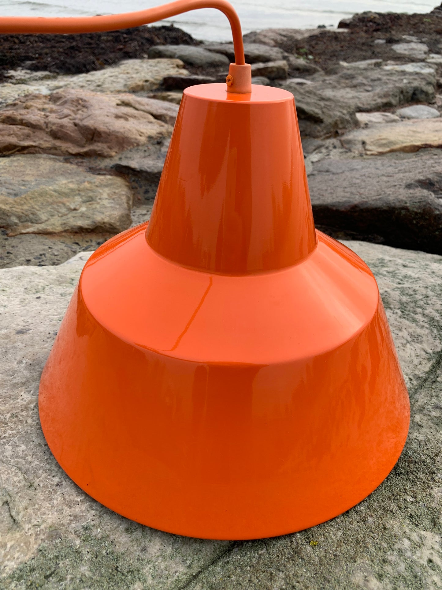 Værkstedslampe - Orange