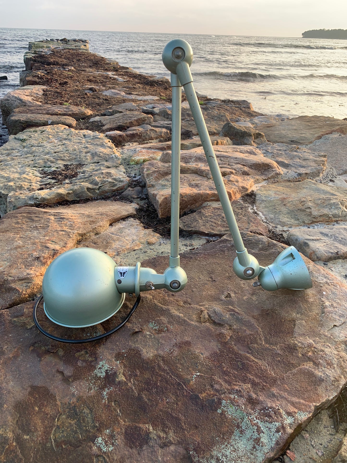 Jieldé væg/loftlampe med to arme - Grøn