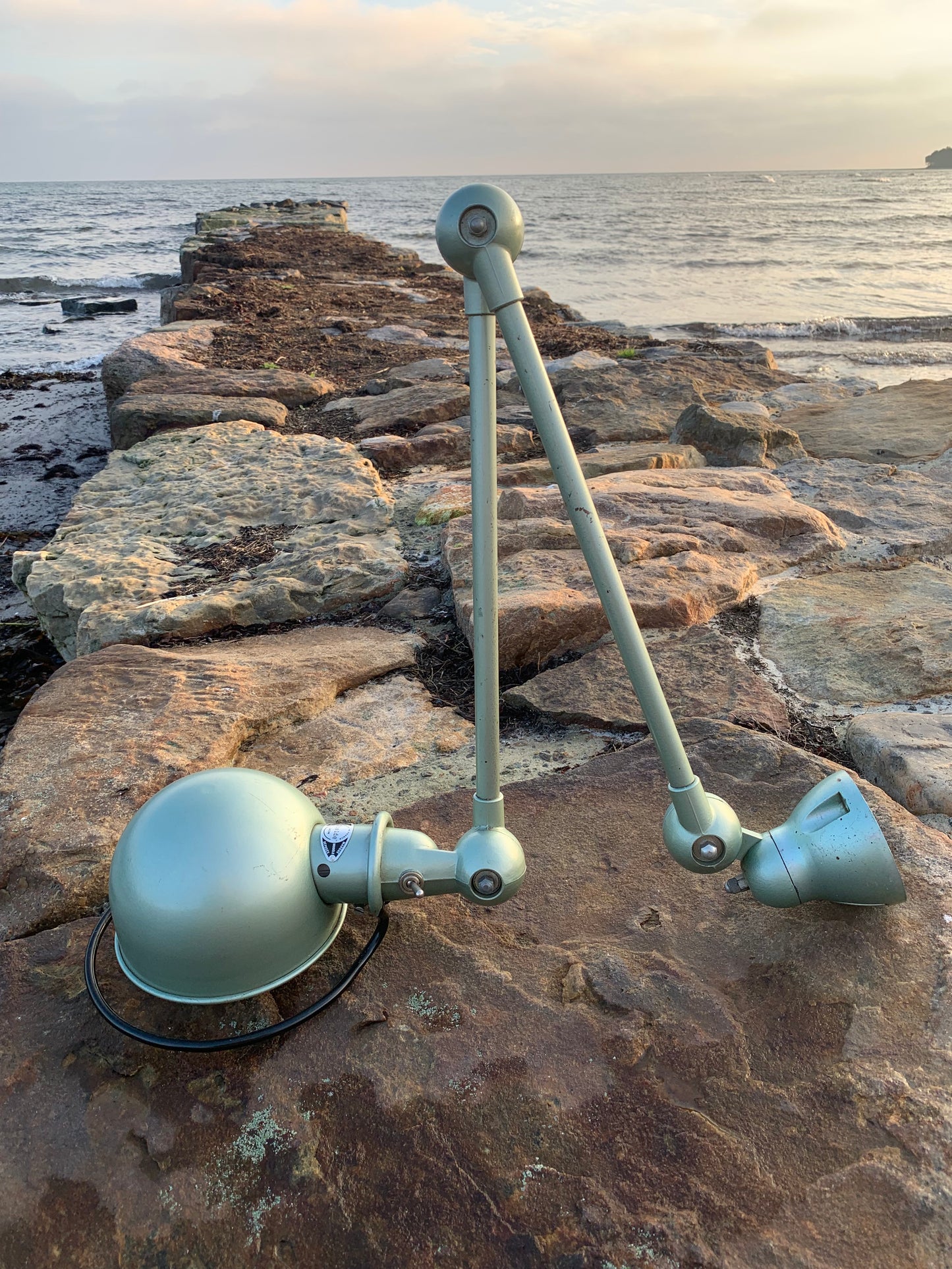 Jieldé væg/loftlampe med to arme - Grøn