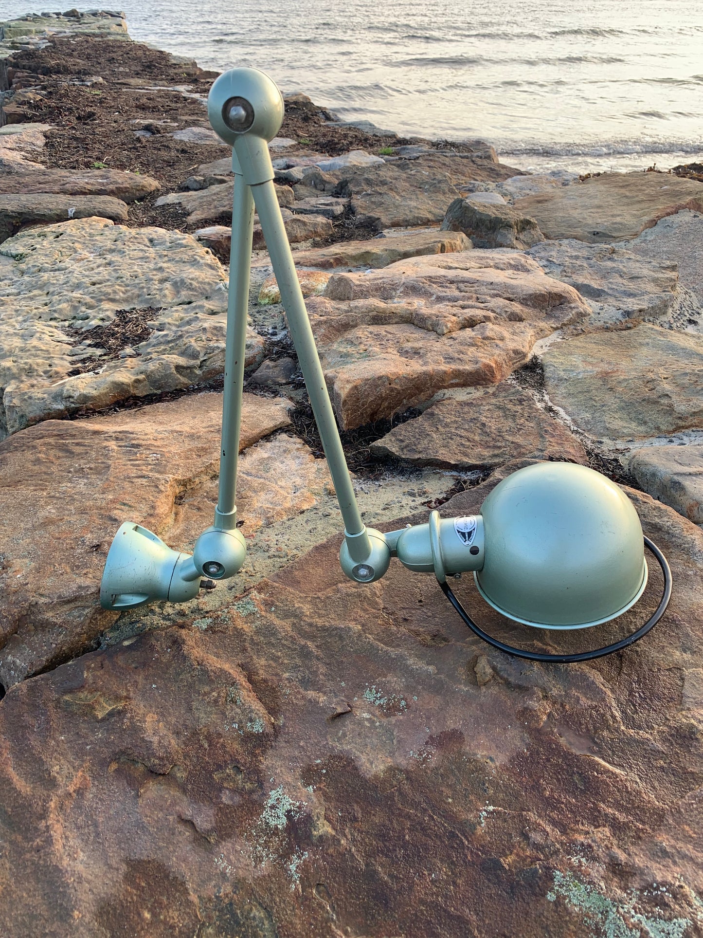 Jieldé væg/loftlampe med to arme - Grøn