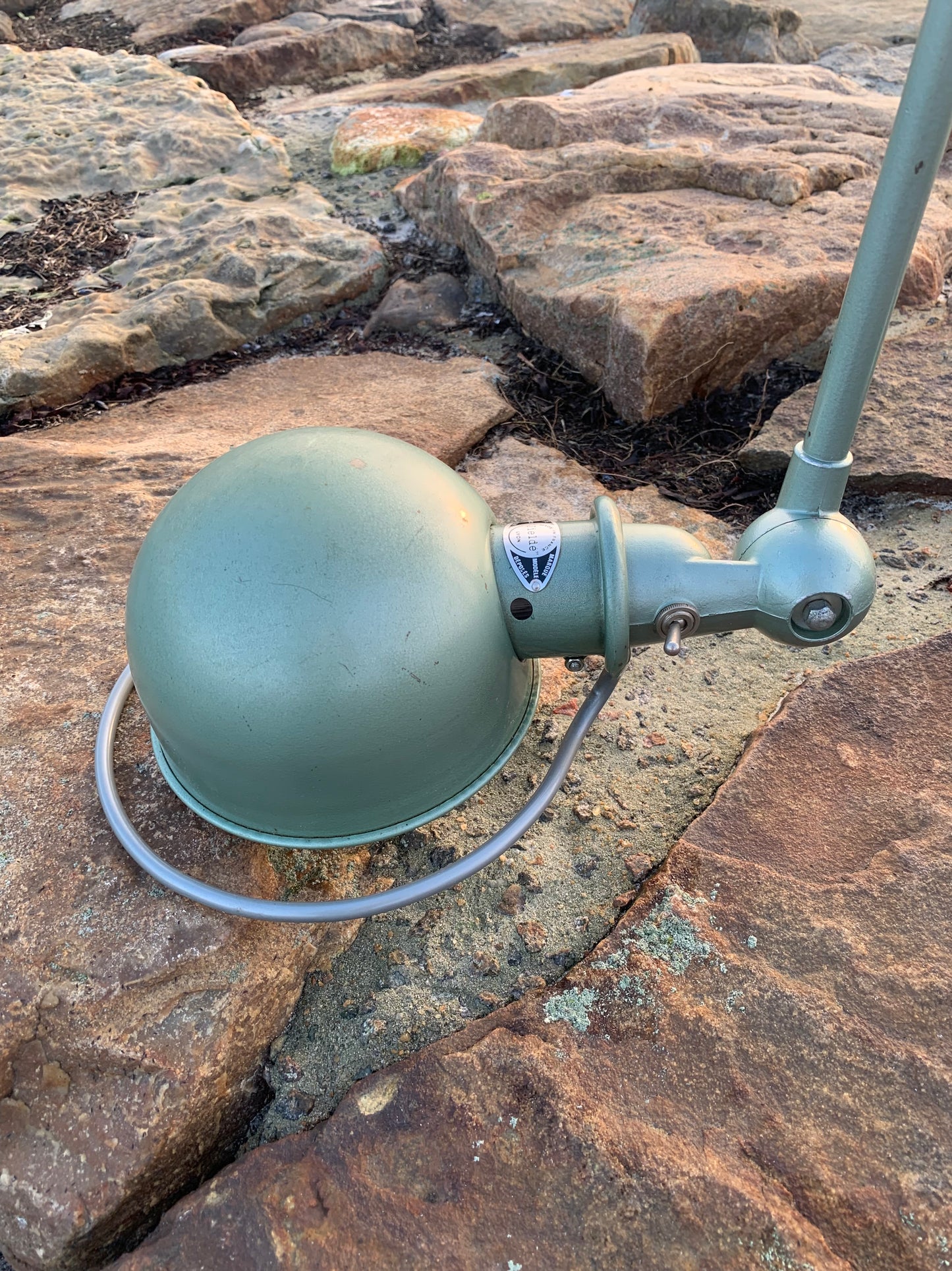 Jieldé væg/loftlampe med to arme - Grøn