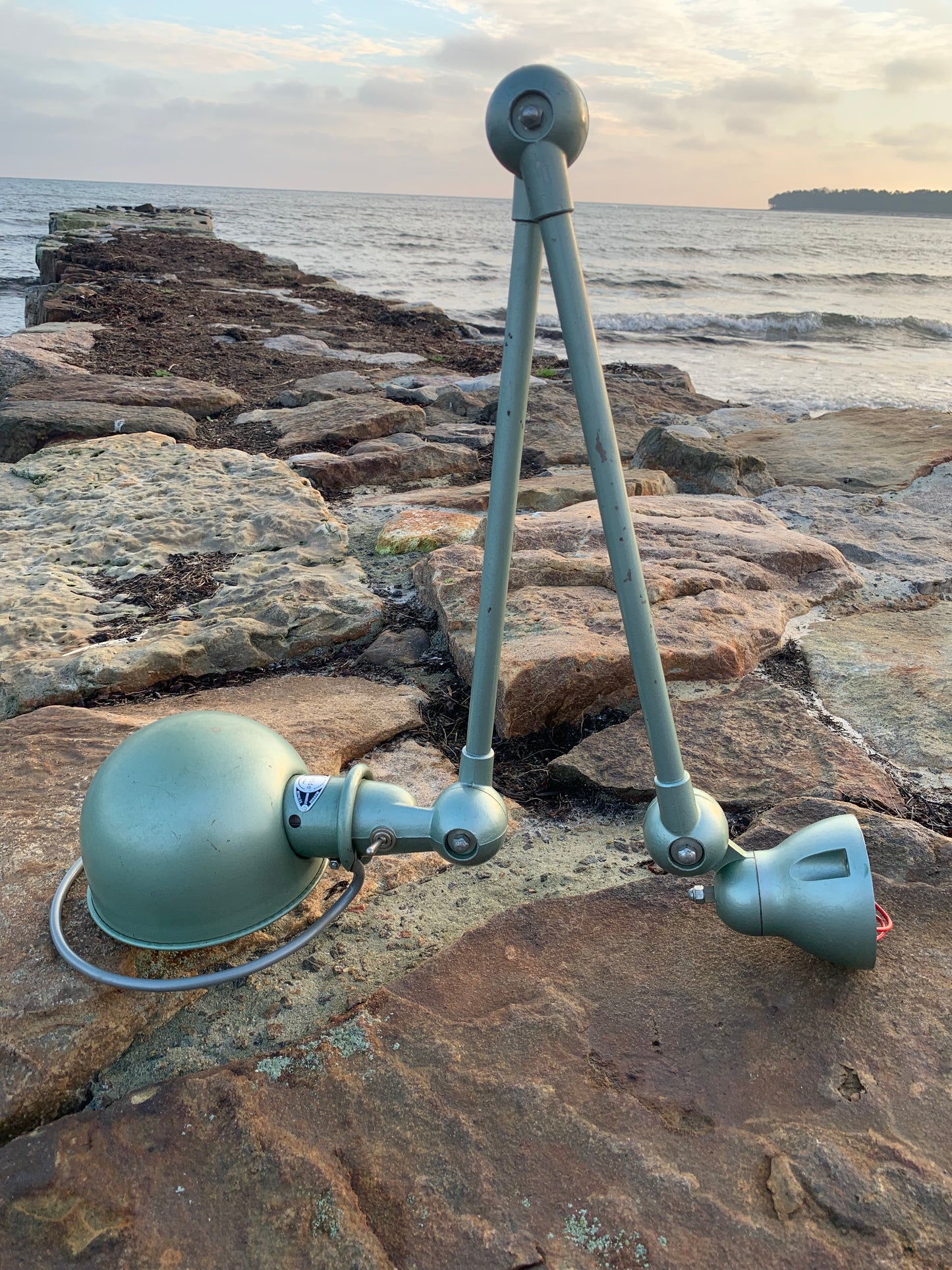 Jieldé væg/loftlampe med to arme - Grøn