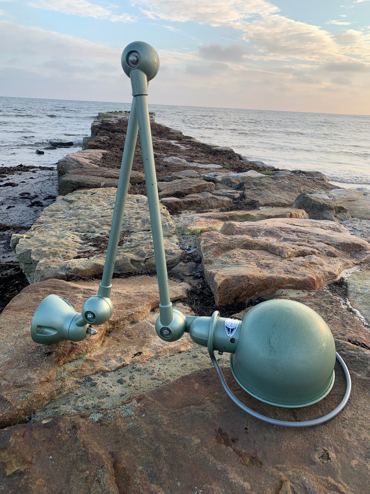 Jieldé væg/loftlampe med to arme - Grøn