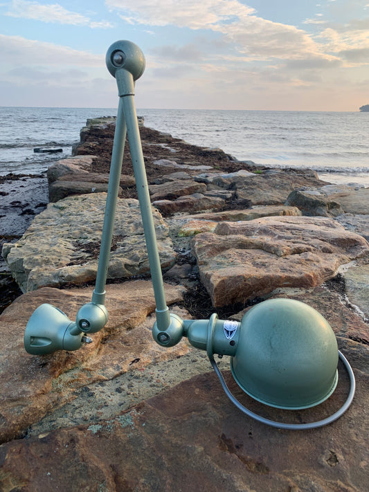 Jieldé væg/loftlampe med to arme - Grøn