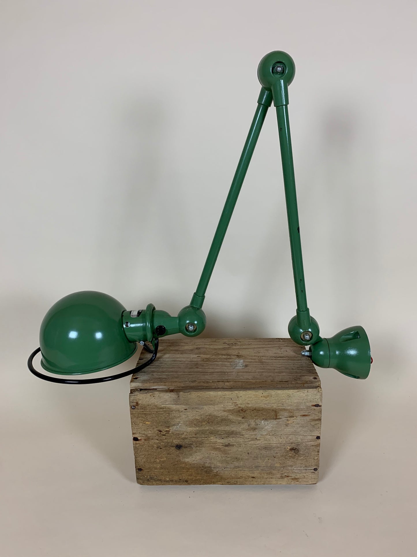 Jieldé væglampe med 2 arme - Grøn