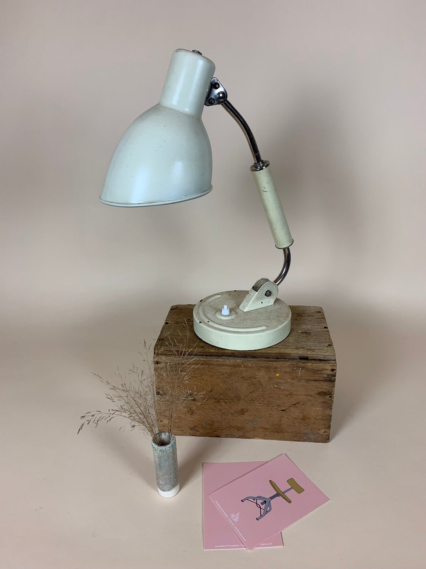 Vintage lampe af Christian Dell for Koranda