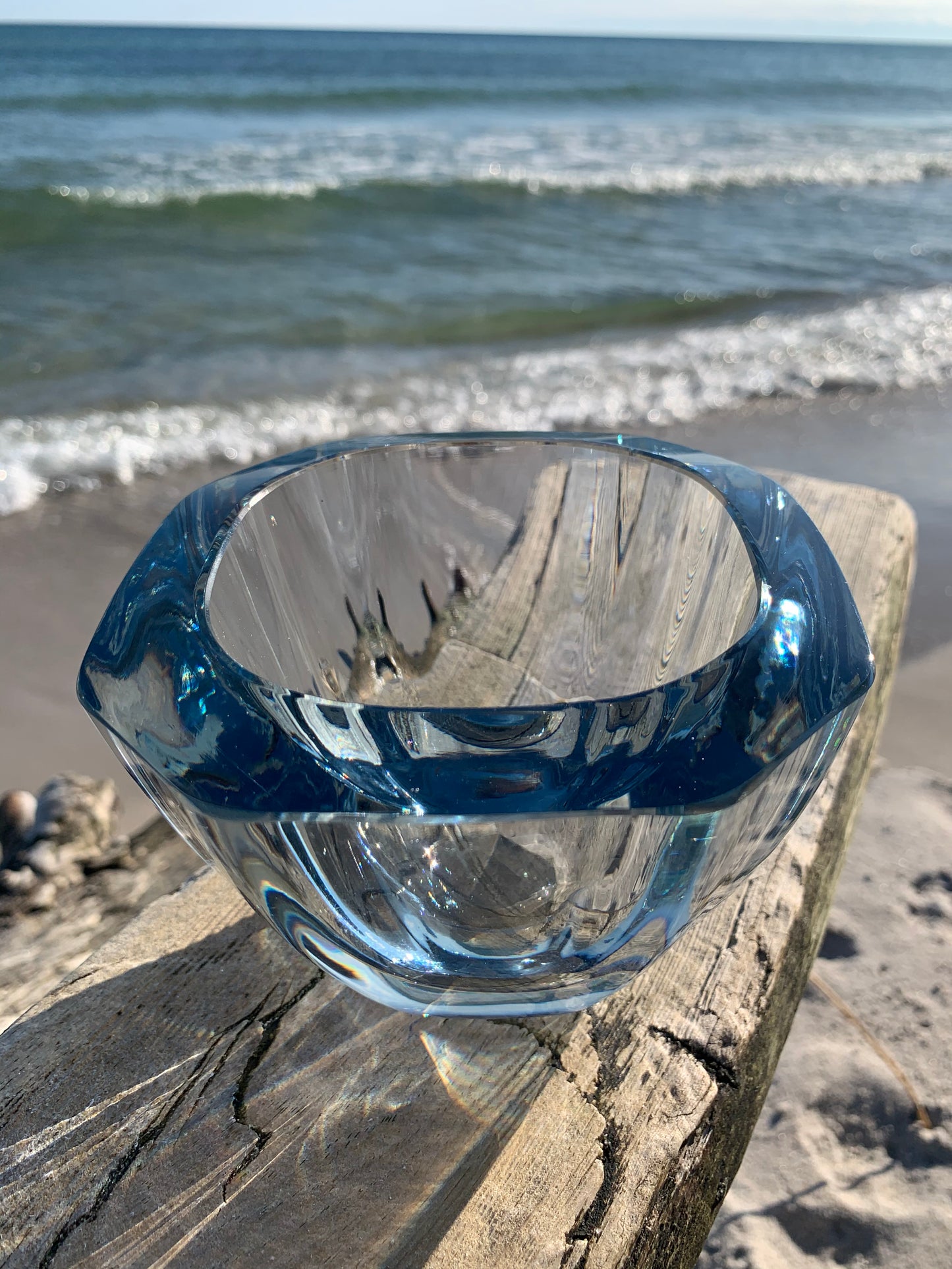 Glas vase fra Strömbergshyttan
