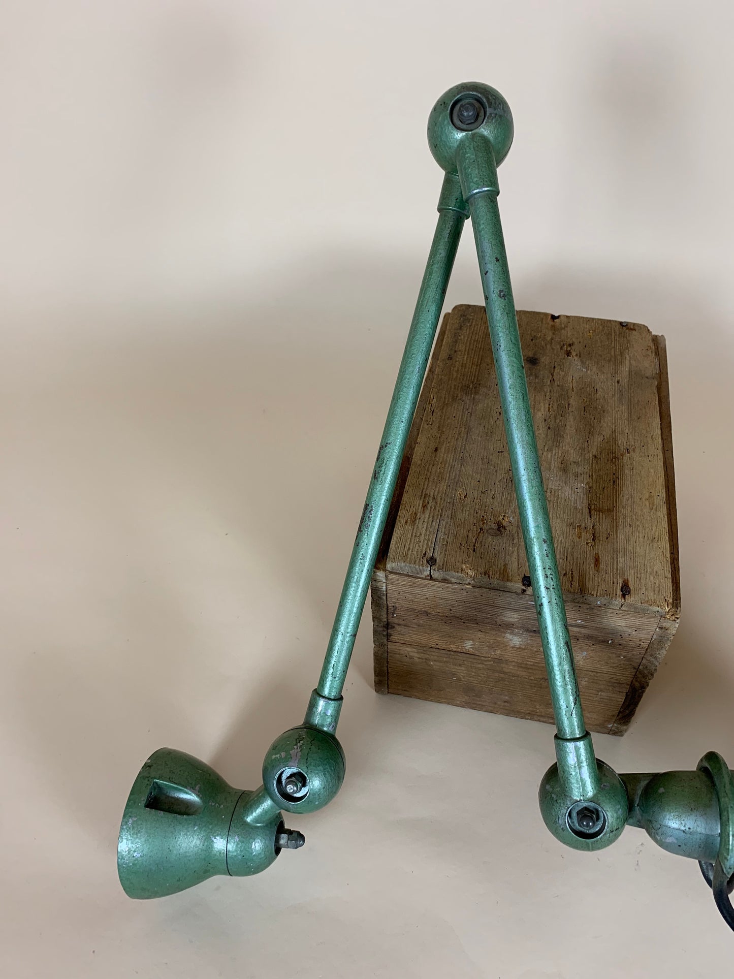 Jieldé væglampe - Grøn med 2 arme