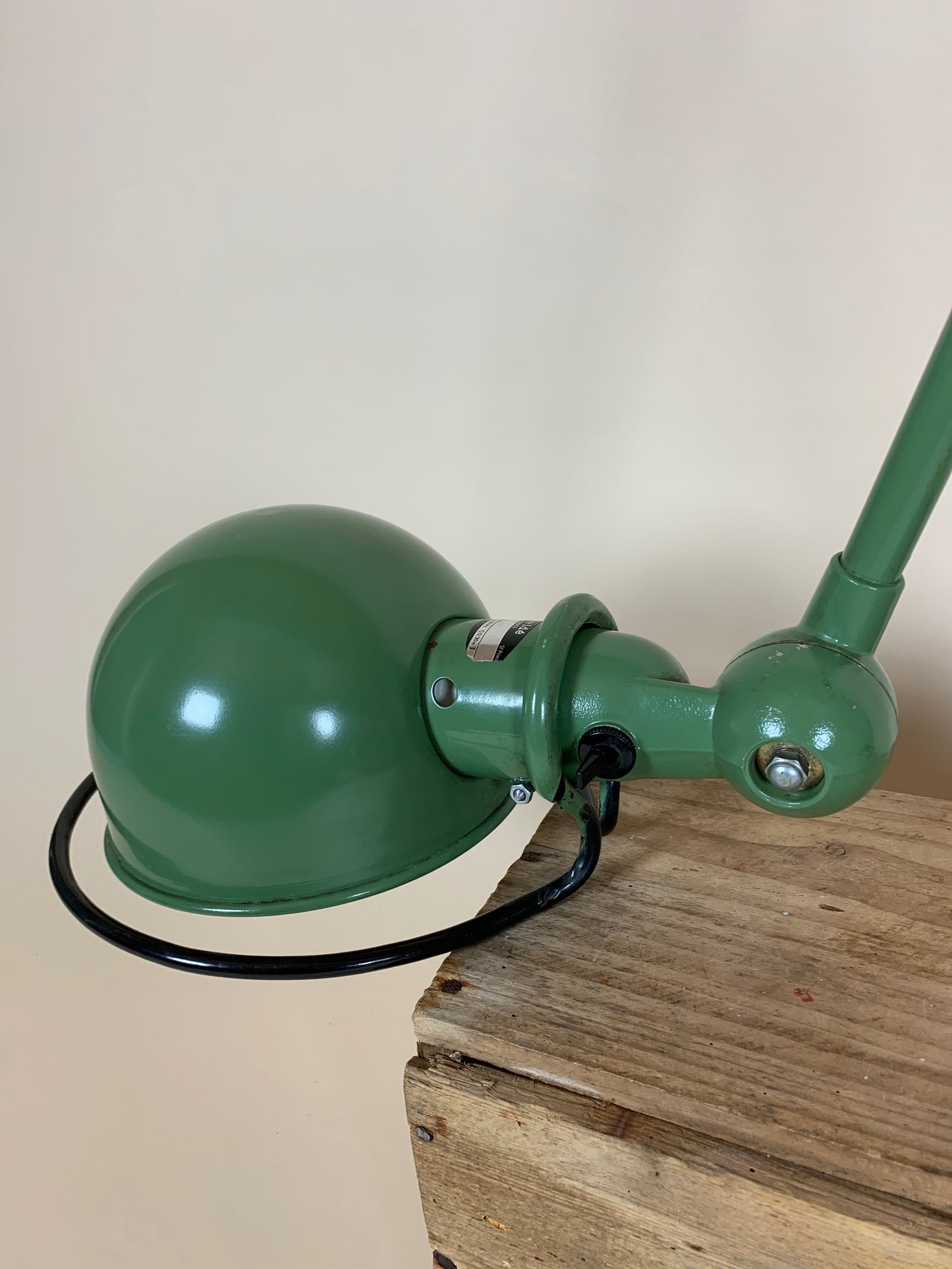 Jieldé væglampe med 2 arme - Grøn