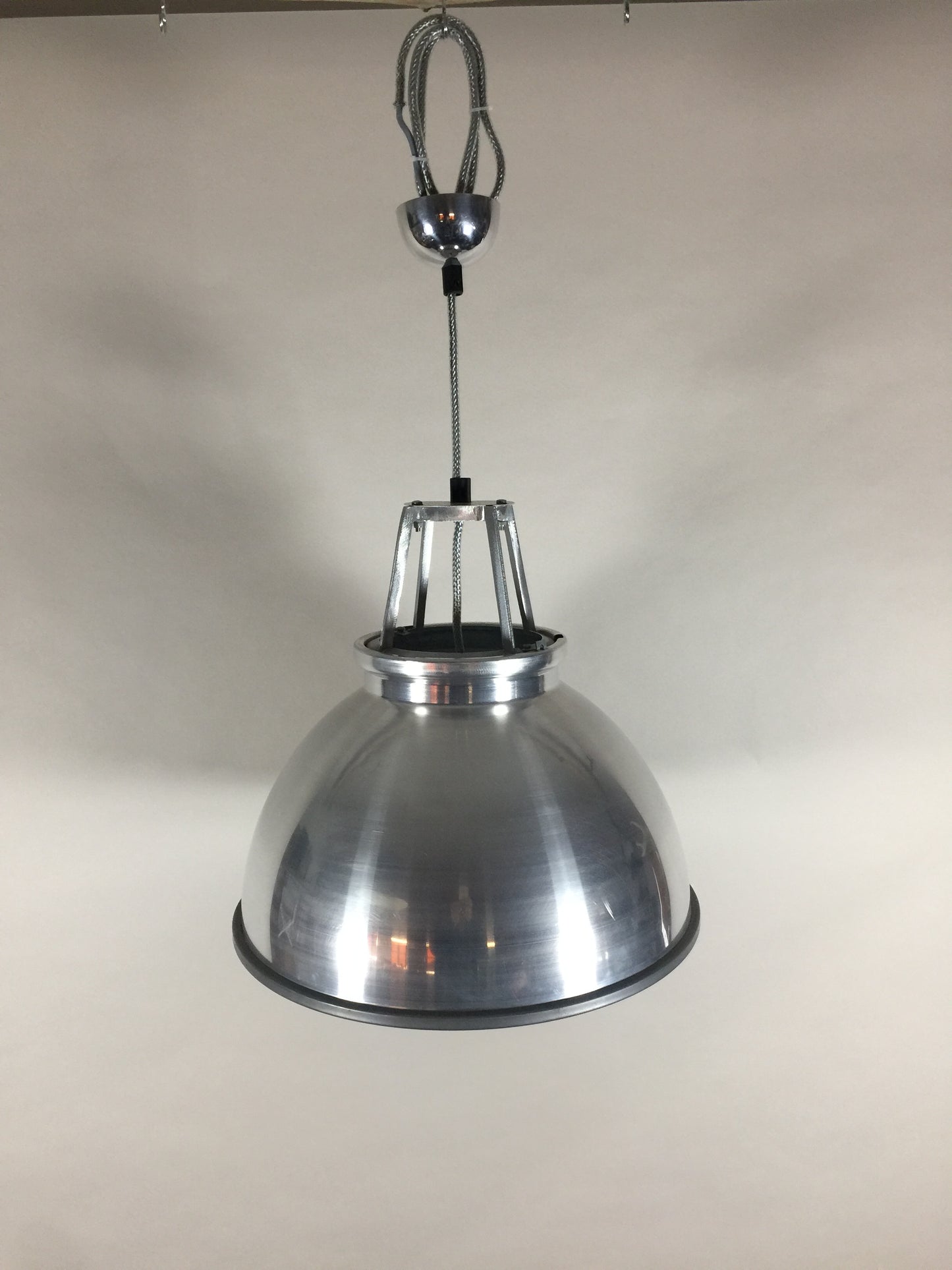 Original BTC lampe - Titan med trådglas