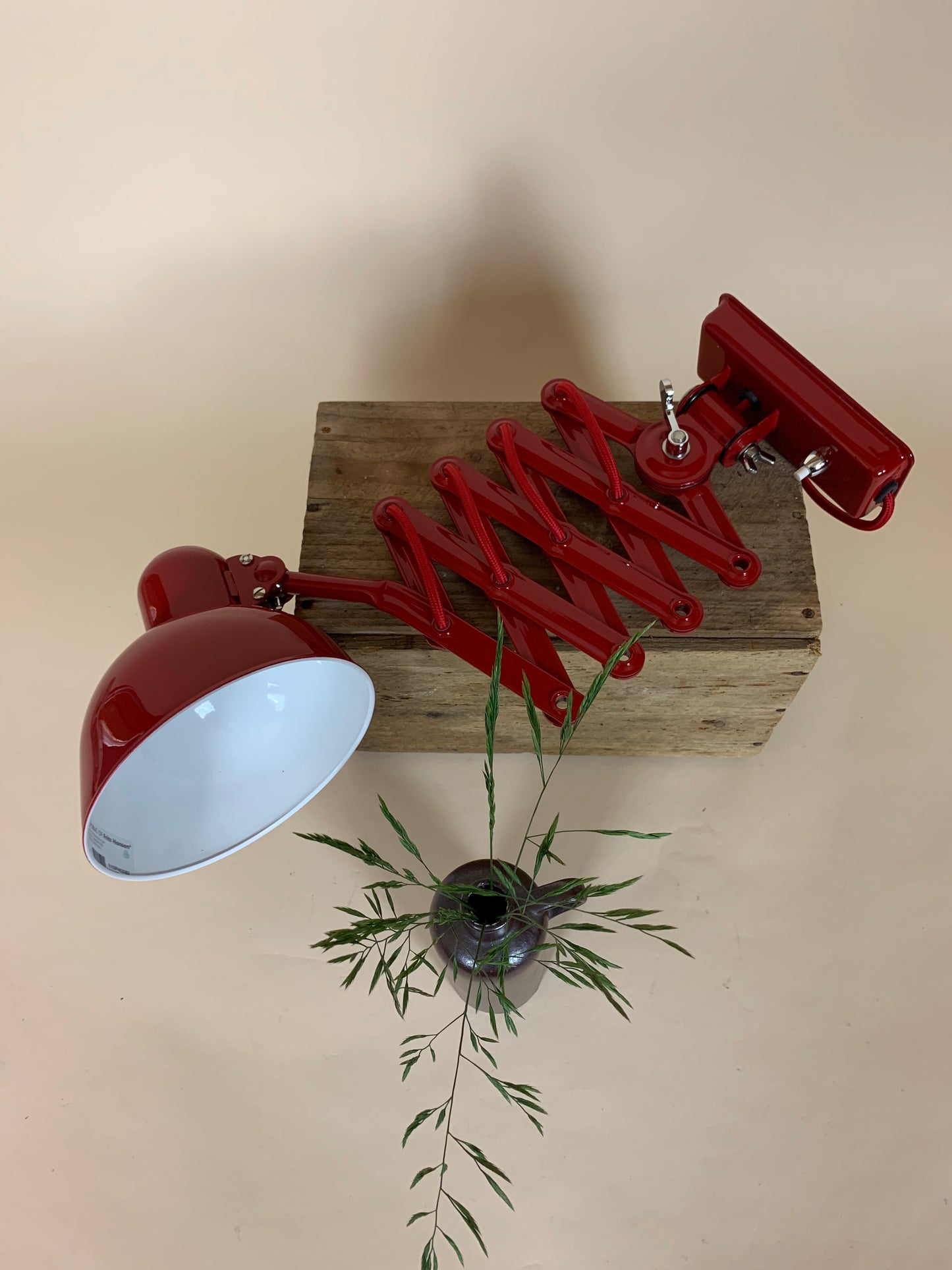 Kaiser Idell sakselampe - Rød