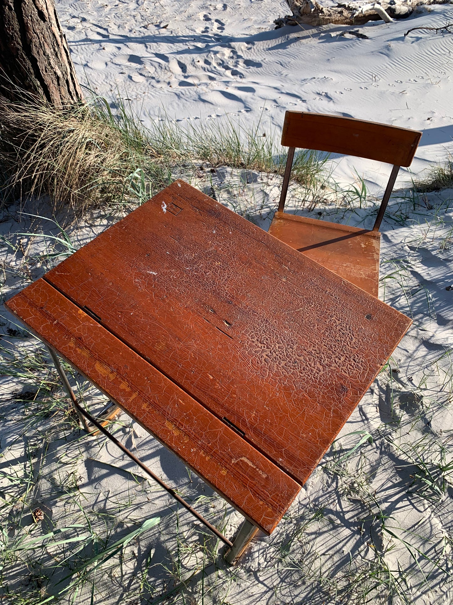 Skolebord og stol fra Grythyttan