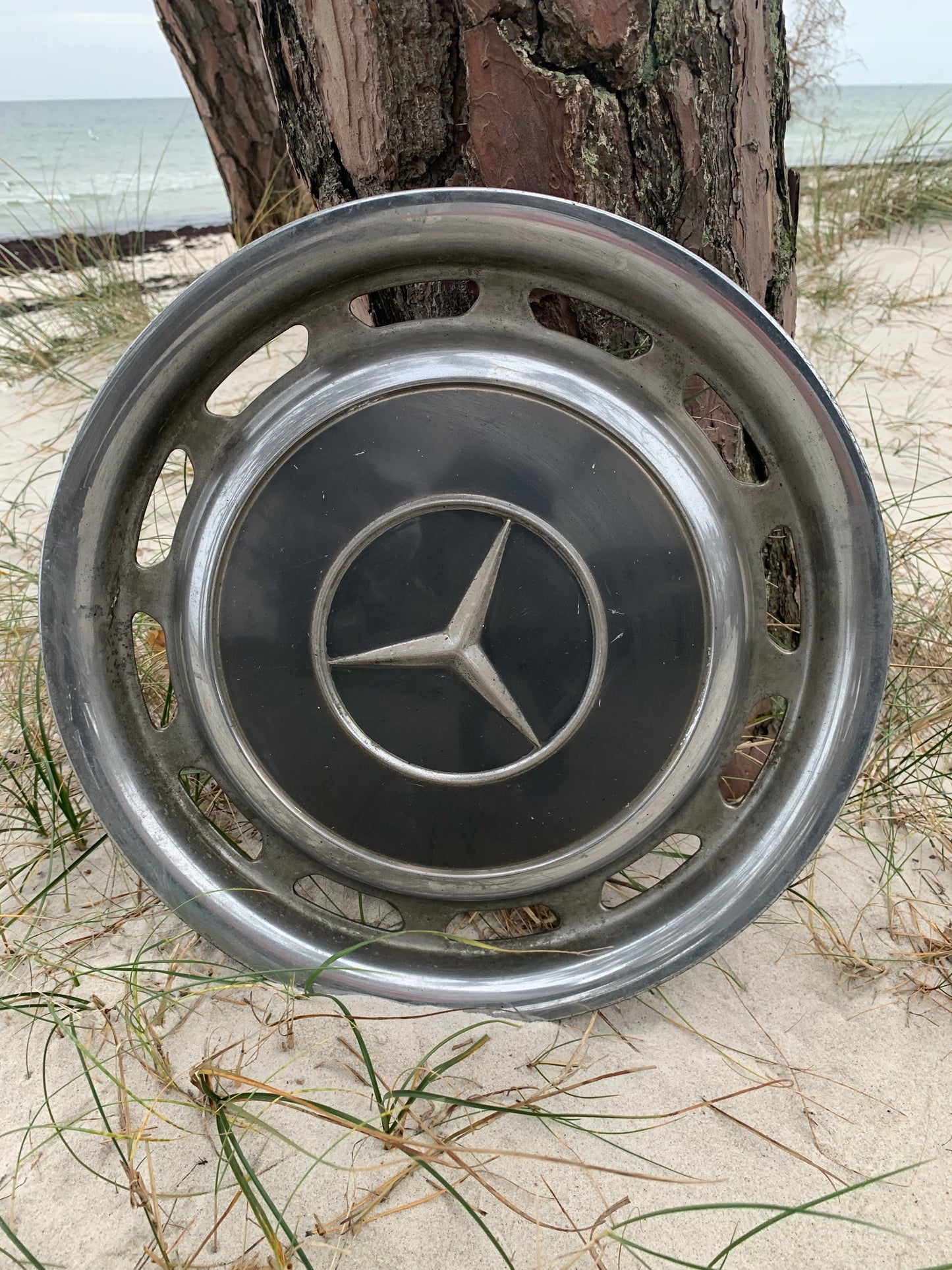 Mercedes hjulkapsel - Koksgrå