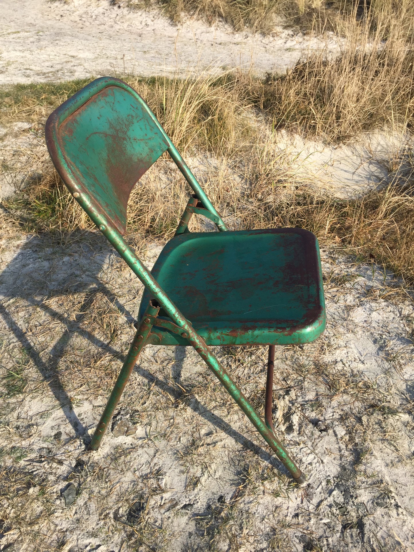 Rå klapstol med masser af patina (Prisen er pr. stk.)