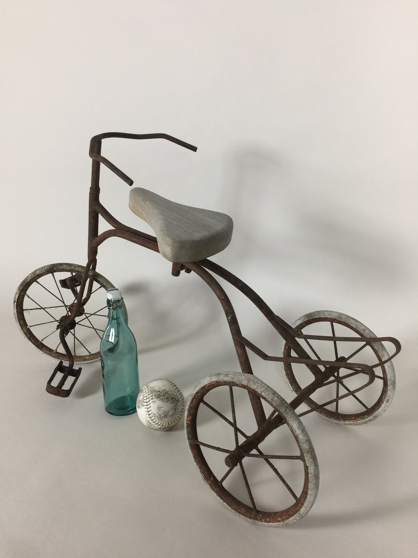 Dekorativ trehjulet børnecykel