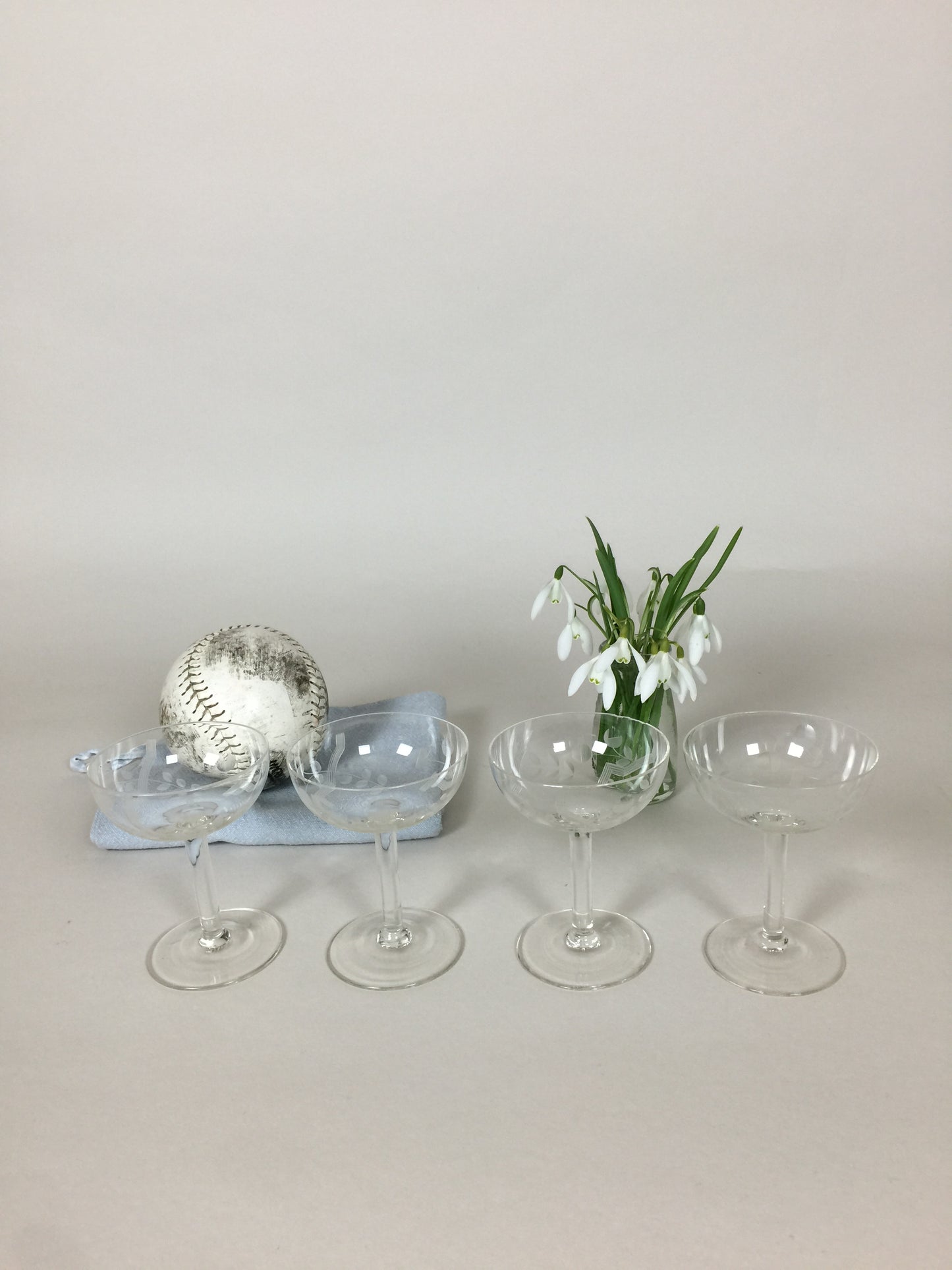 Smukke glas (fire stk. sælges samlet)