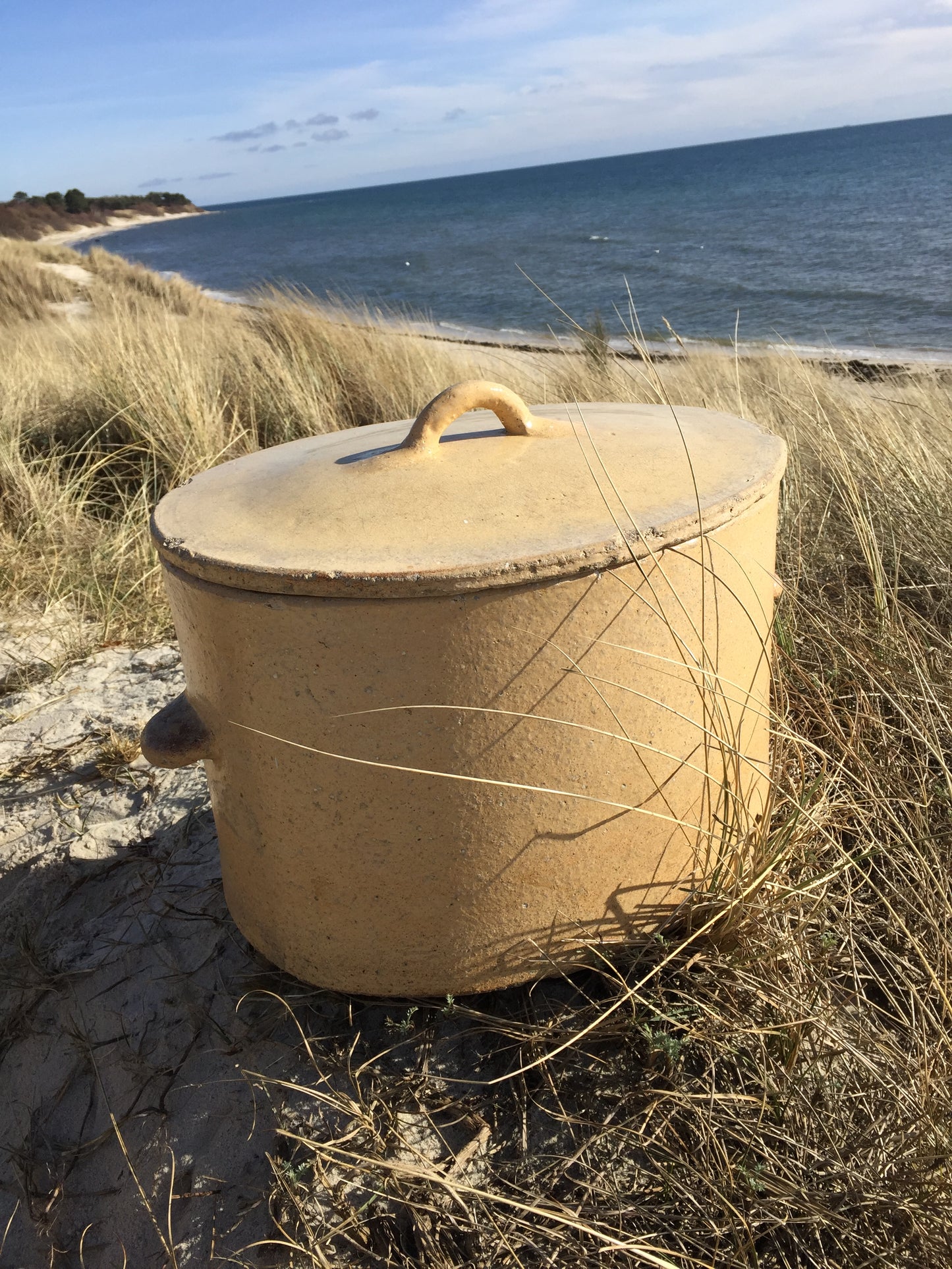 Meget stor og meget lækker Fransk krukke med låg