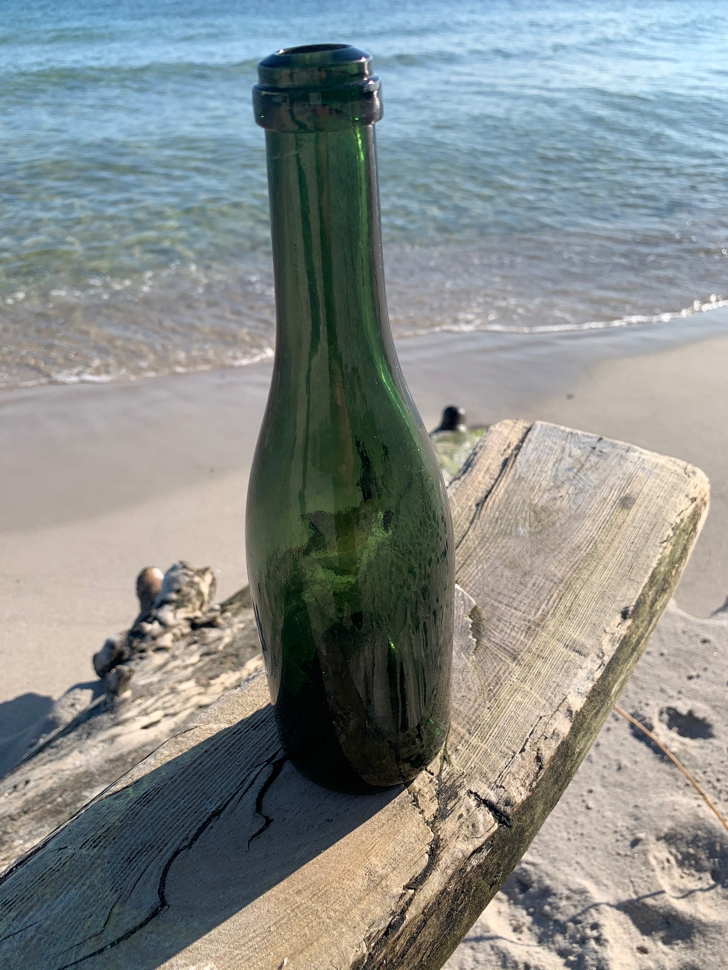 Dekorativ gammel flaske