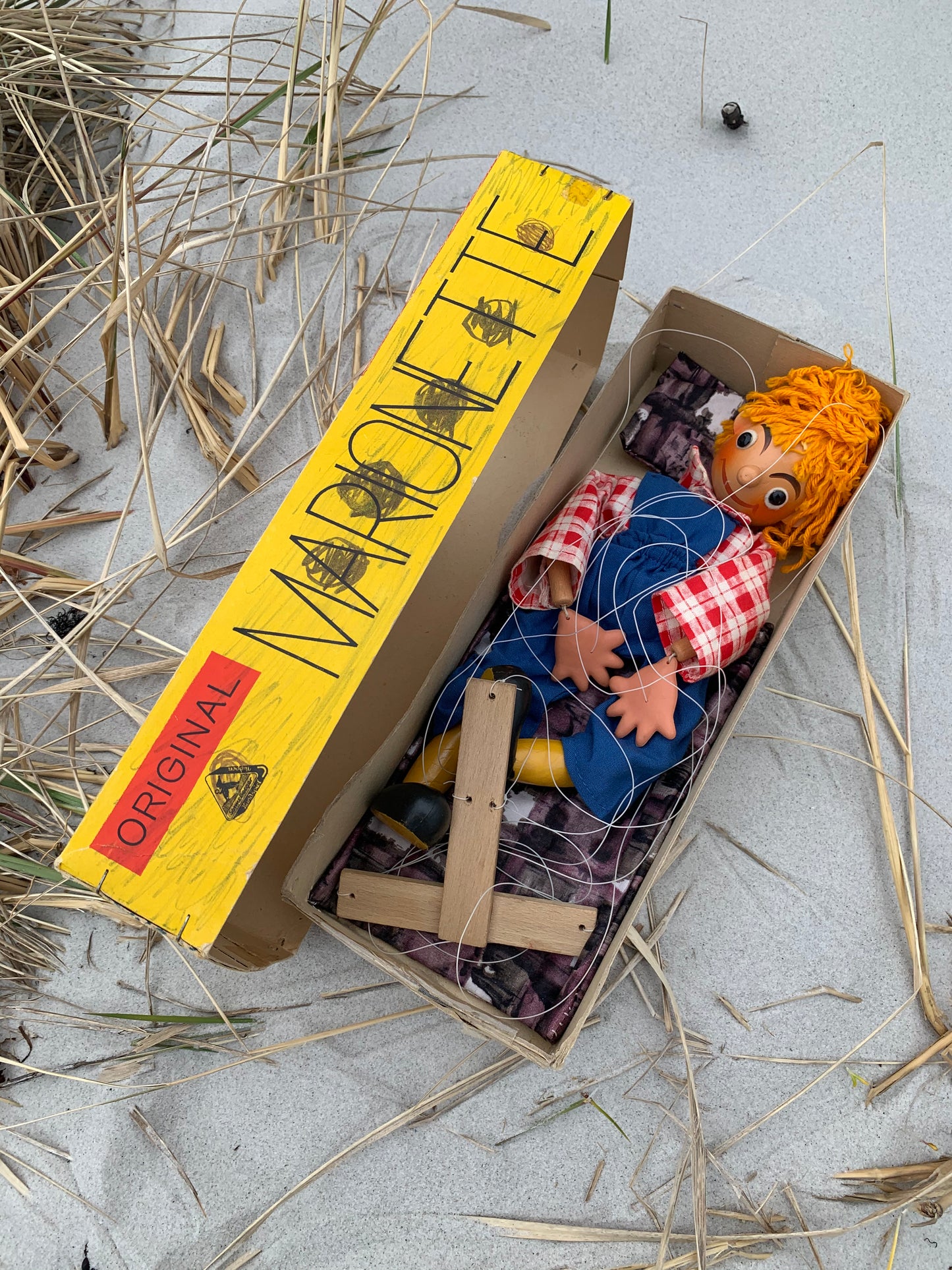 Lillebror marionetdukke i original emballage