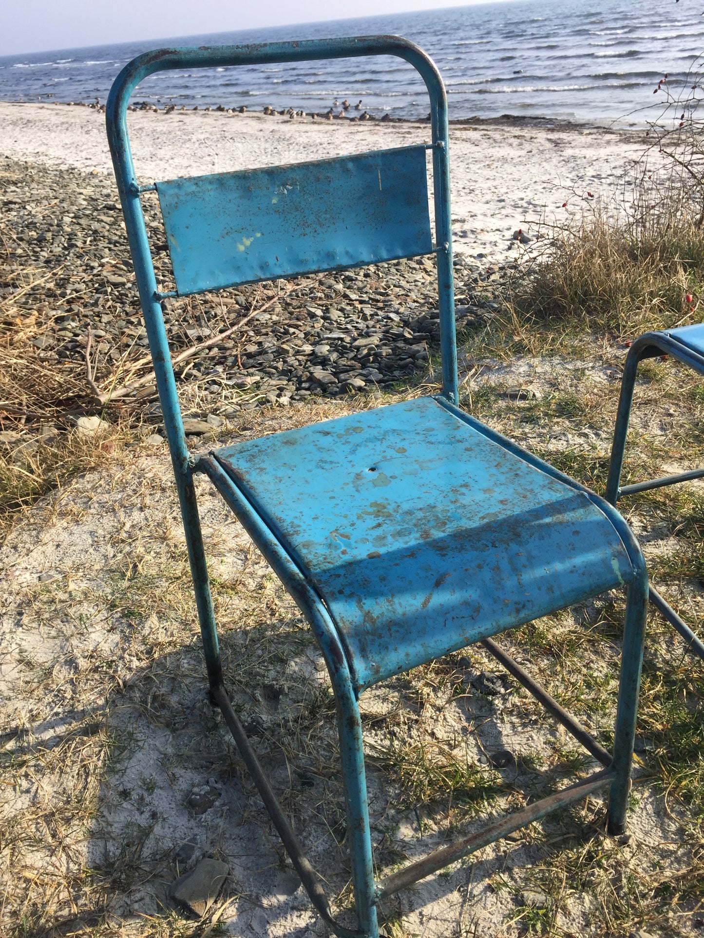 Skøn cargo stol i metal (Prisen er pr. stk.)