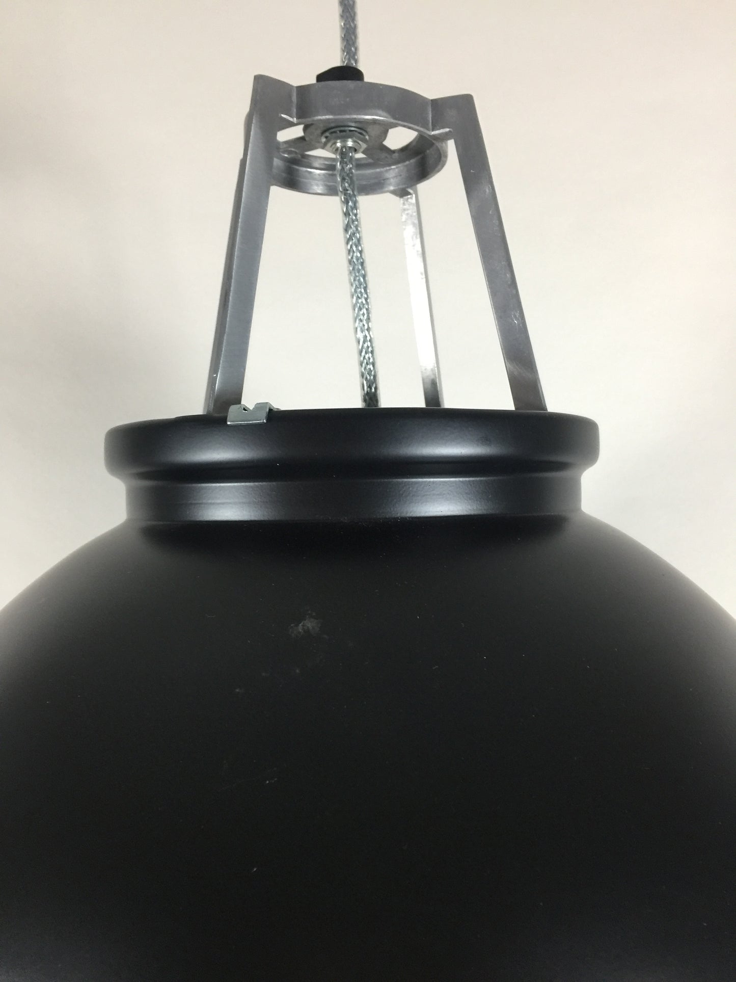 Original BTC lampe - Titan stor model med sandblæst glas