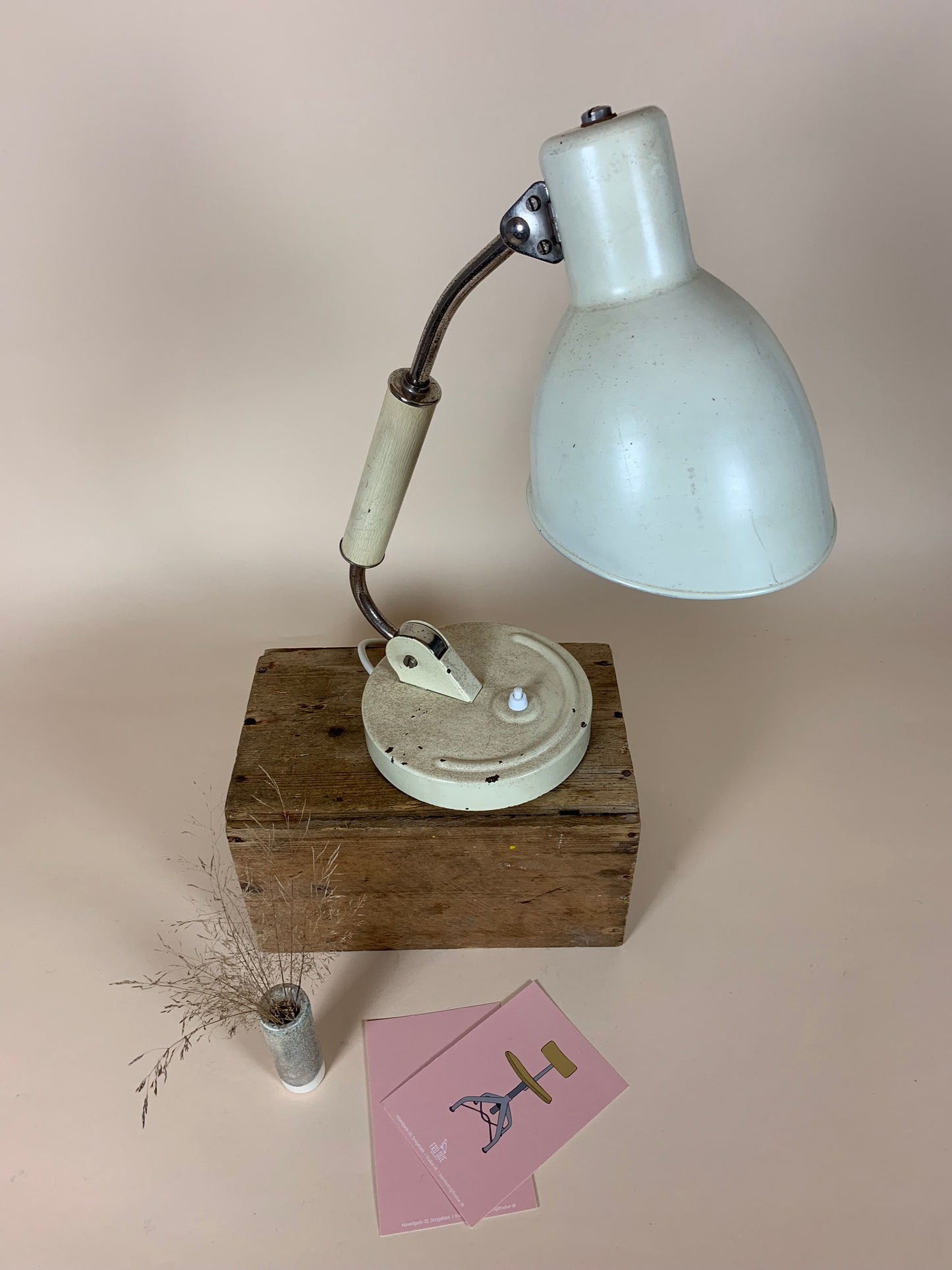 Vintage lampe af Christian Dell for Koranda