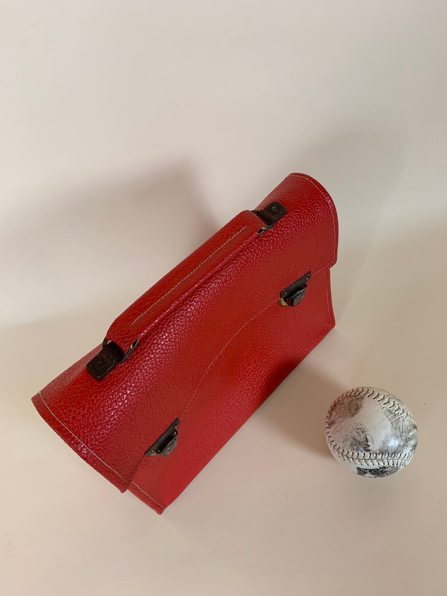 Lille rød skoletaske