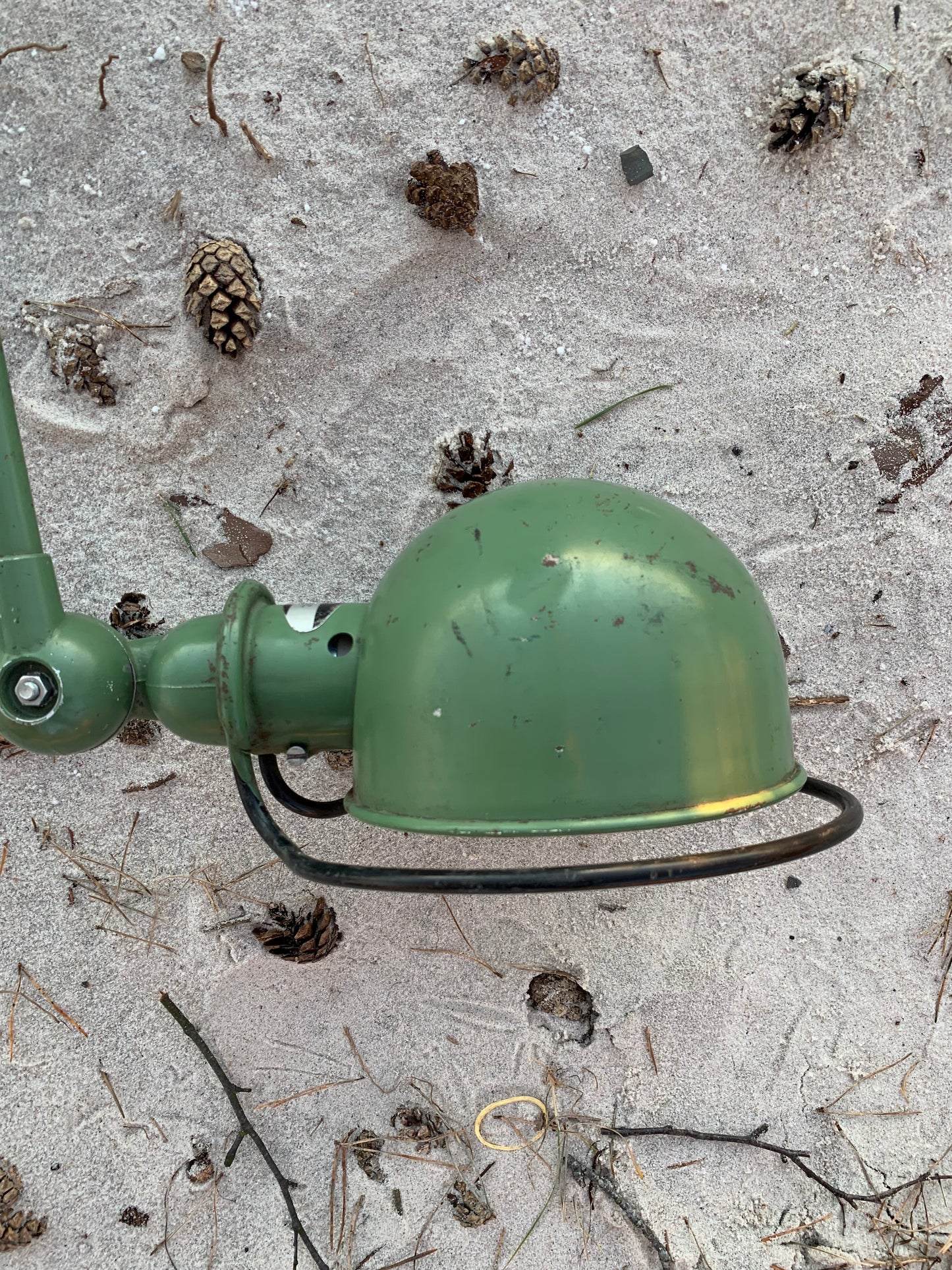 Jieldé væg/loft lampe med 2 arme - Grøn