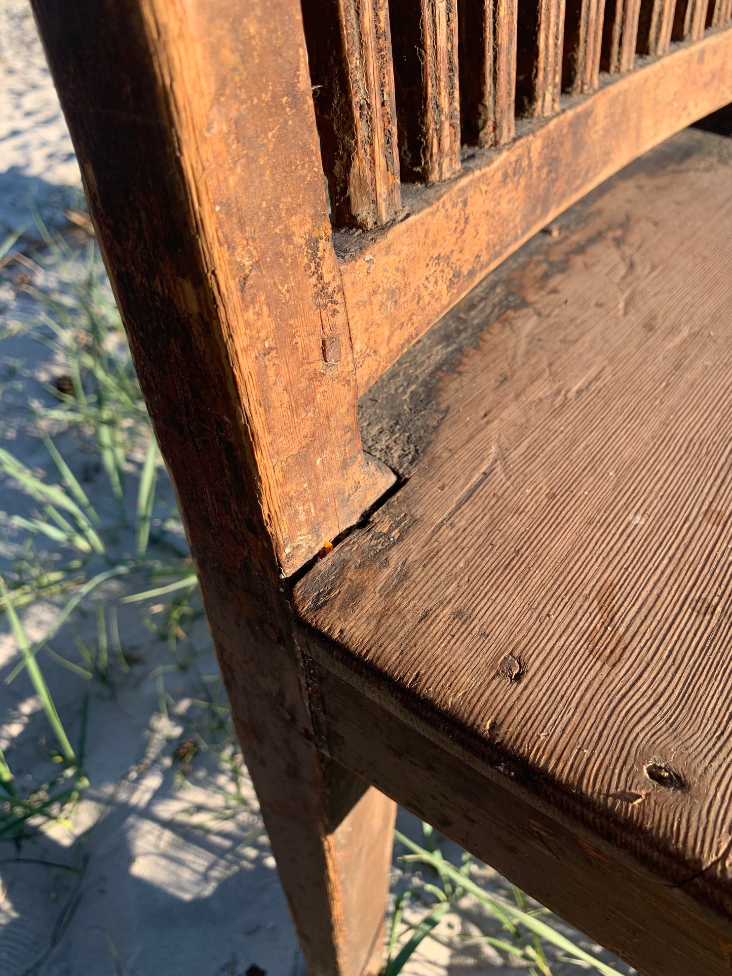 Fin gammel tremmestol
