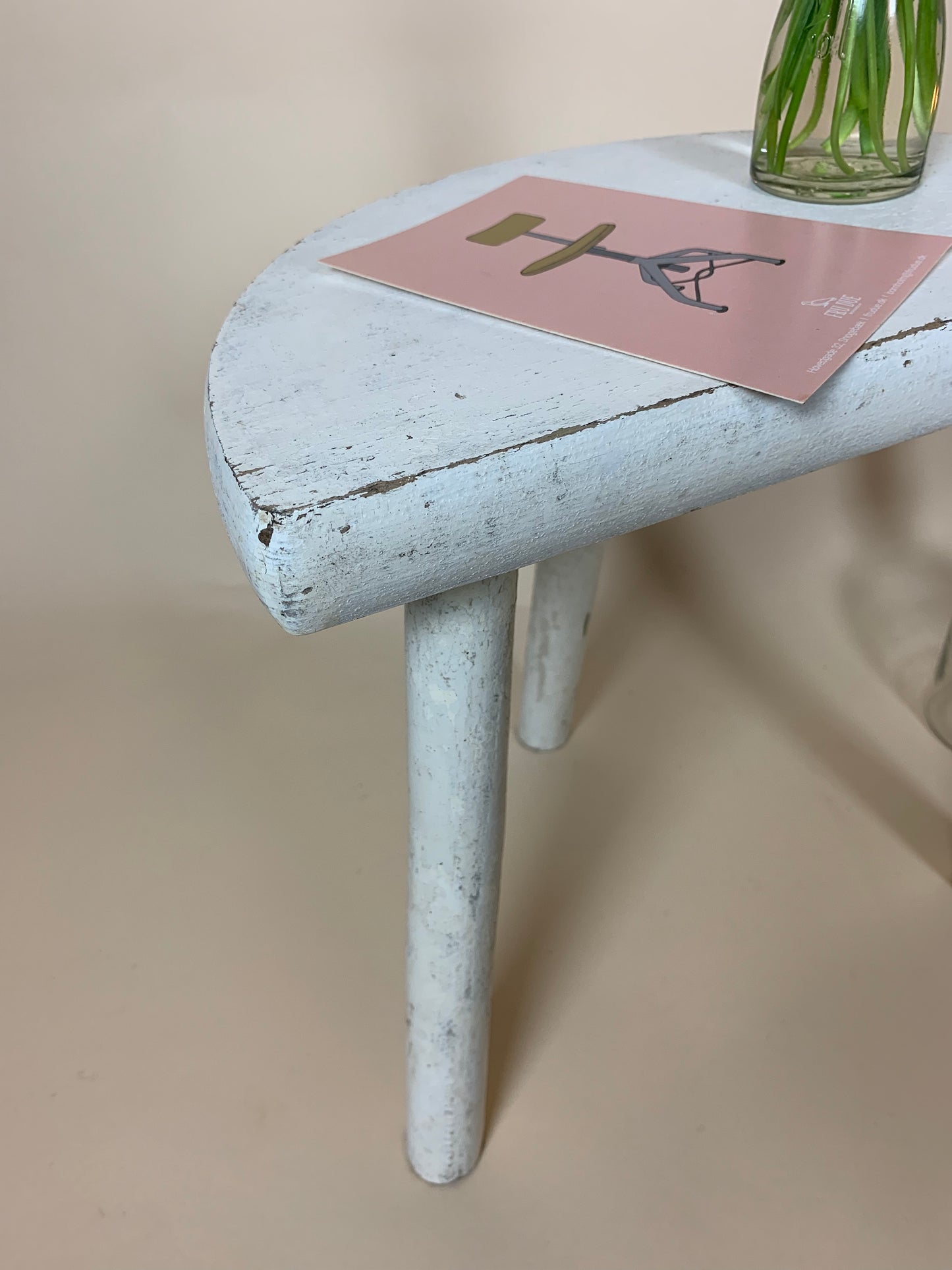 Dekorativ lille malkeskammel eller malkestol